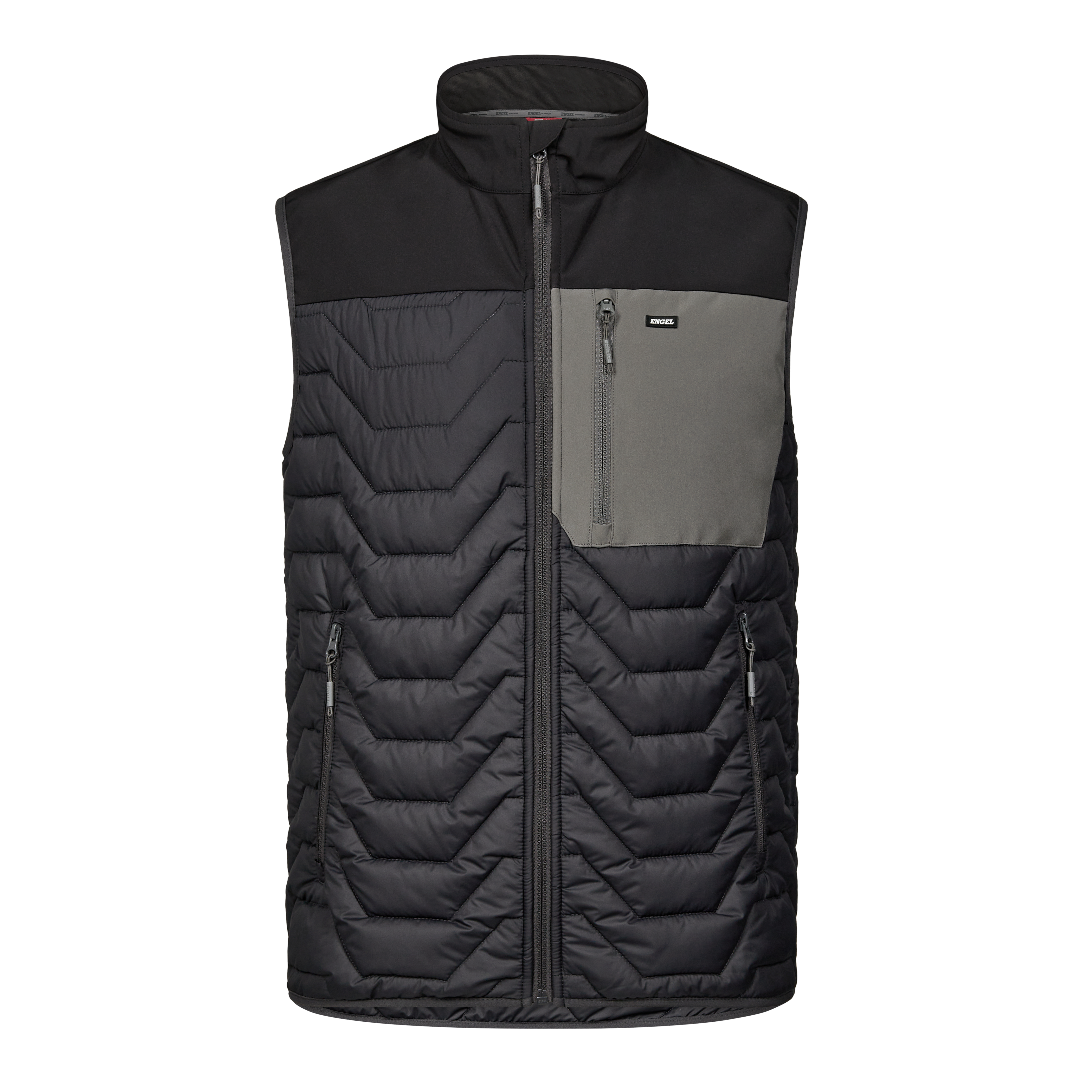 Engel Workwear Entire quiltet vest - Antrazitgrå/Sort [7920] / XS
