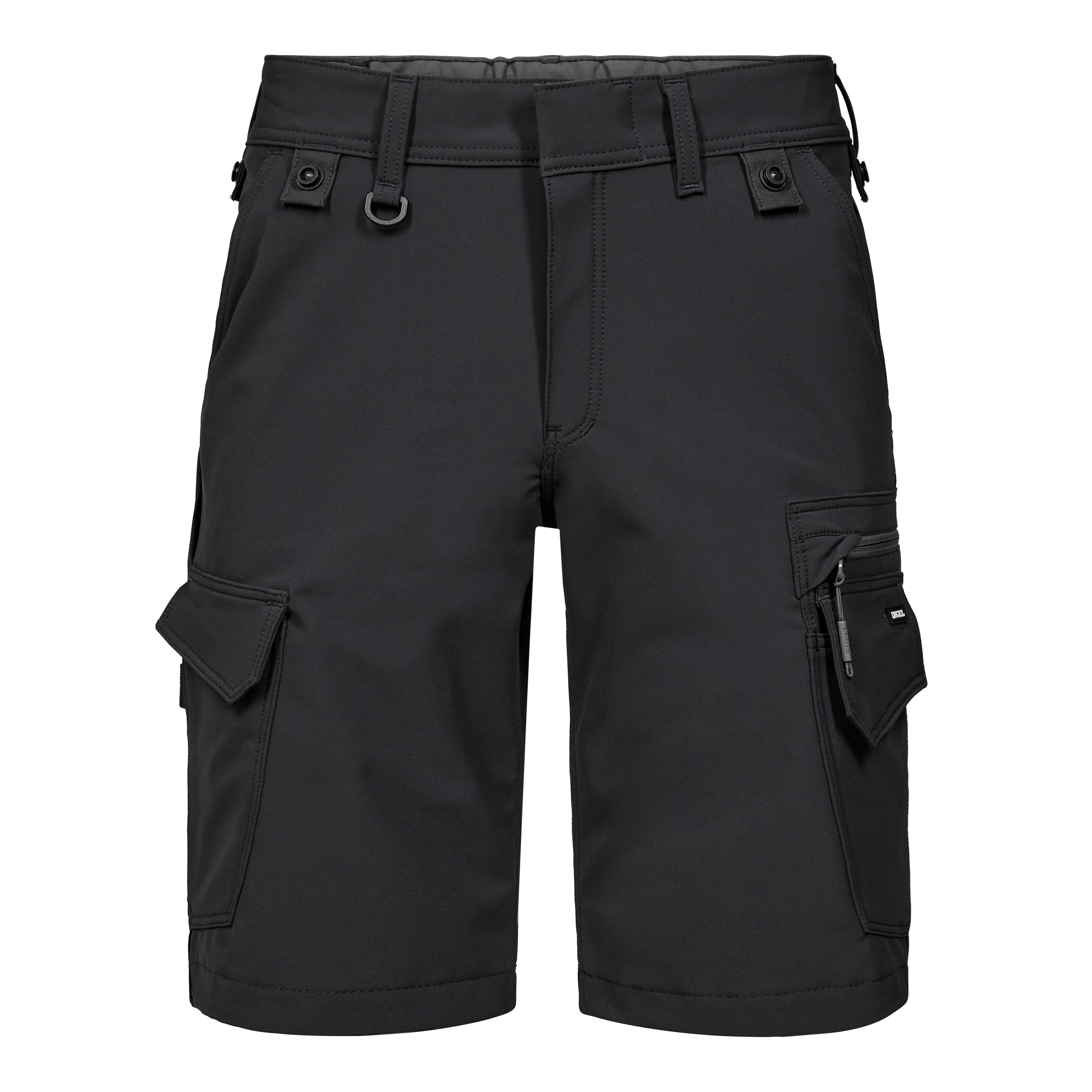 Engel Workwear Entire arbejdsshorts med 4-vejs stræk - Antrazitgrå/Sort [7920] / 72