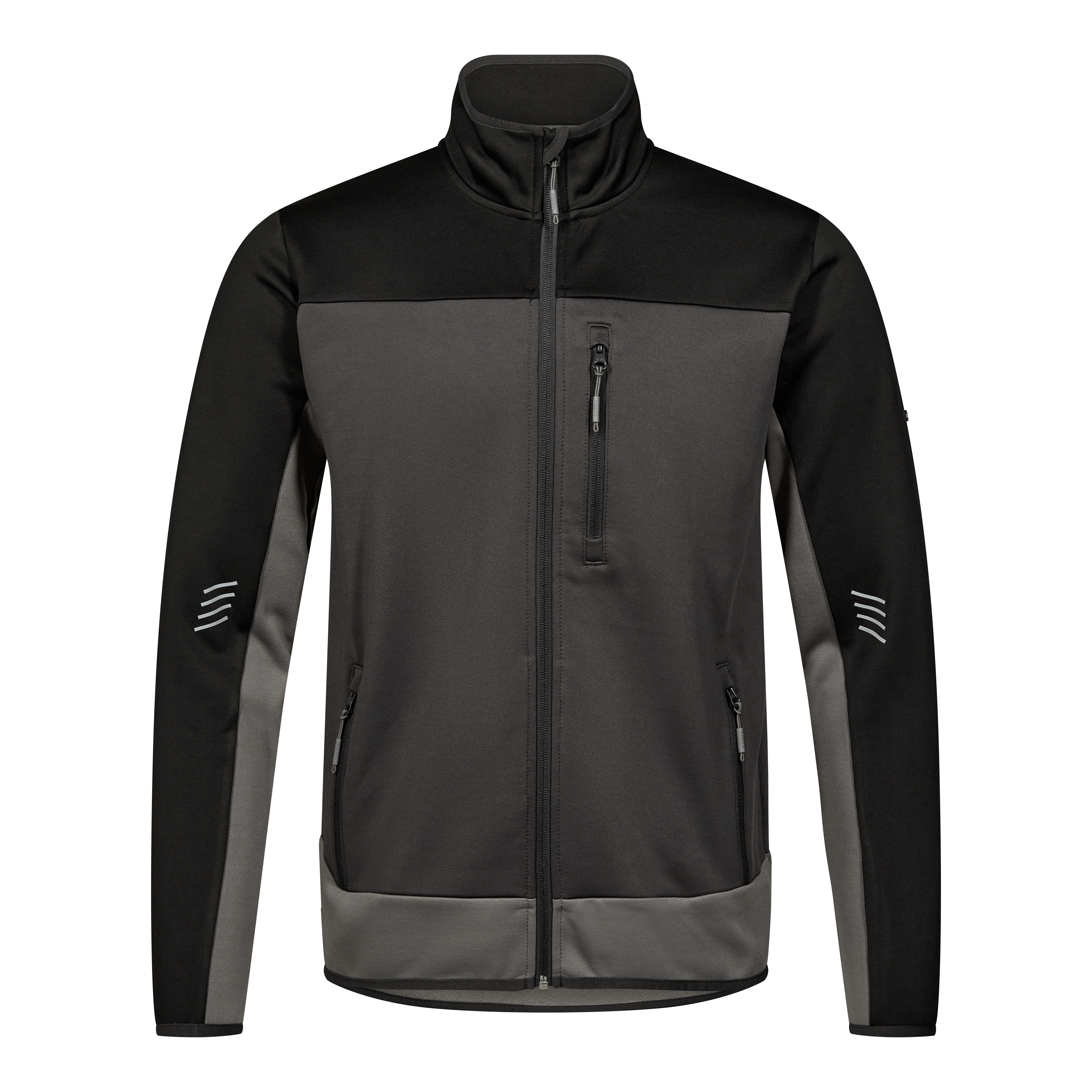 Engel Workwear Entire midlayer cardigan - Antrazitgrå/Sort [7920] / XS