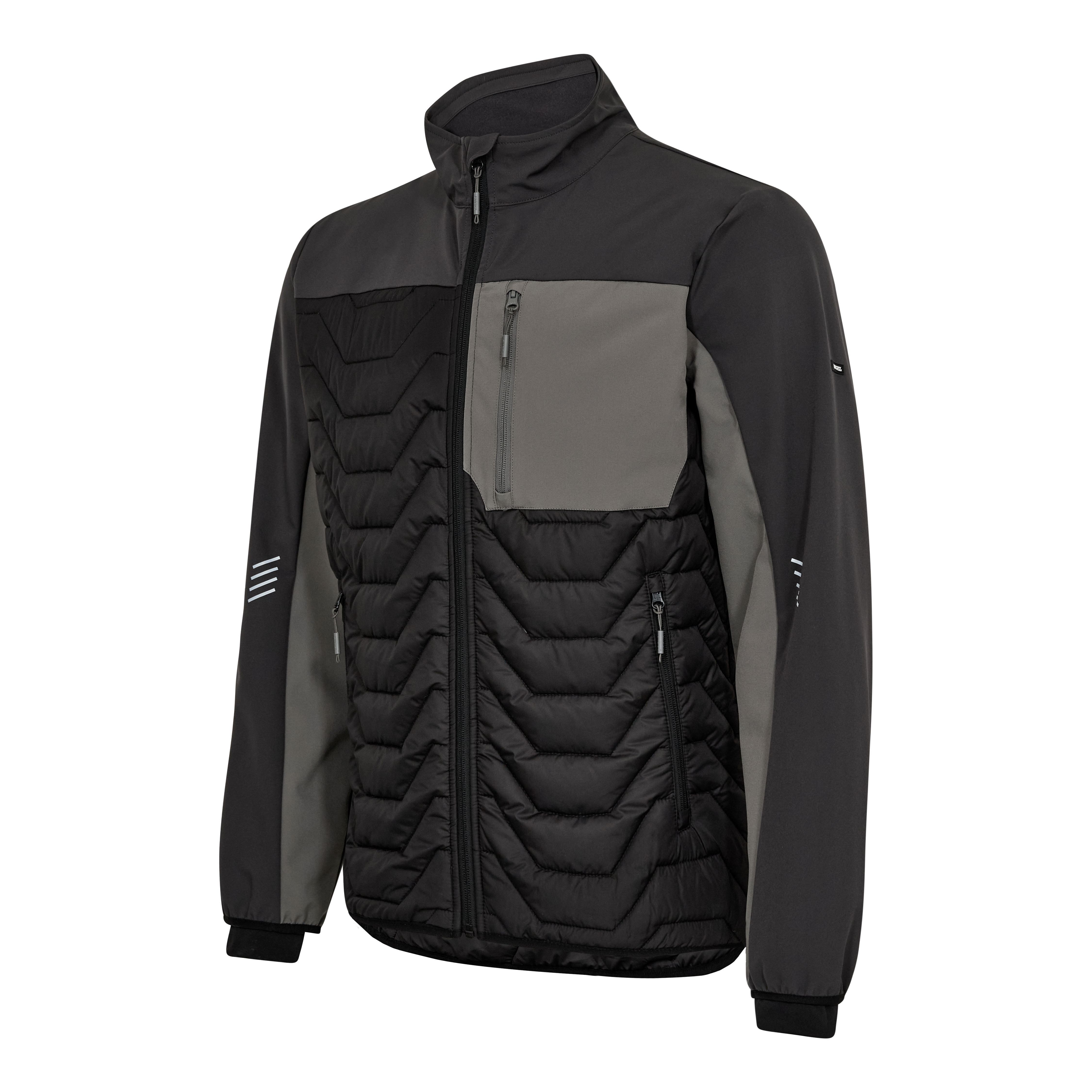 Engel Workwear Entire quiltet jakke - Sort/Antrazitgrå [2079] / XS