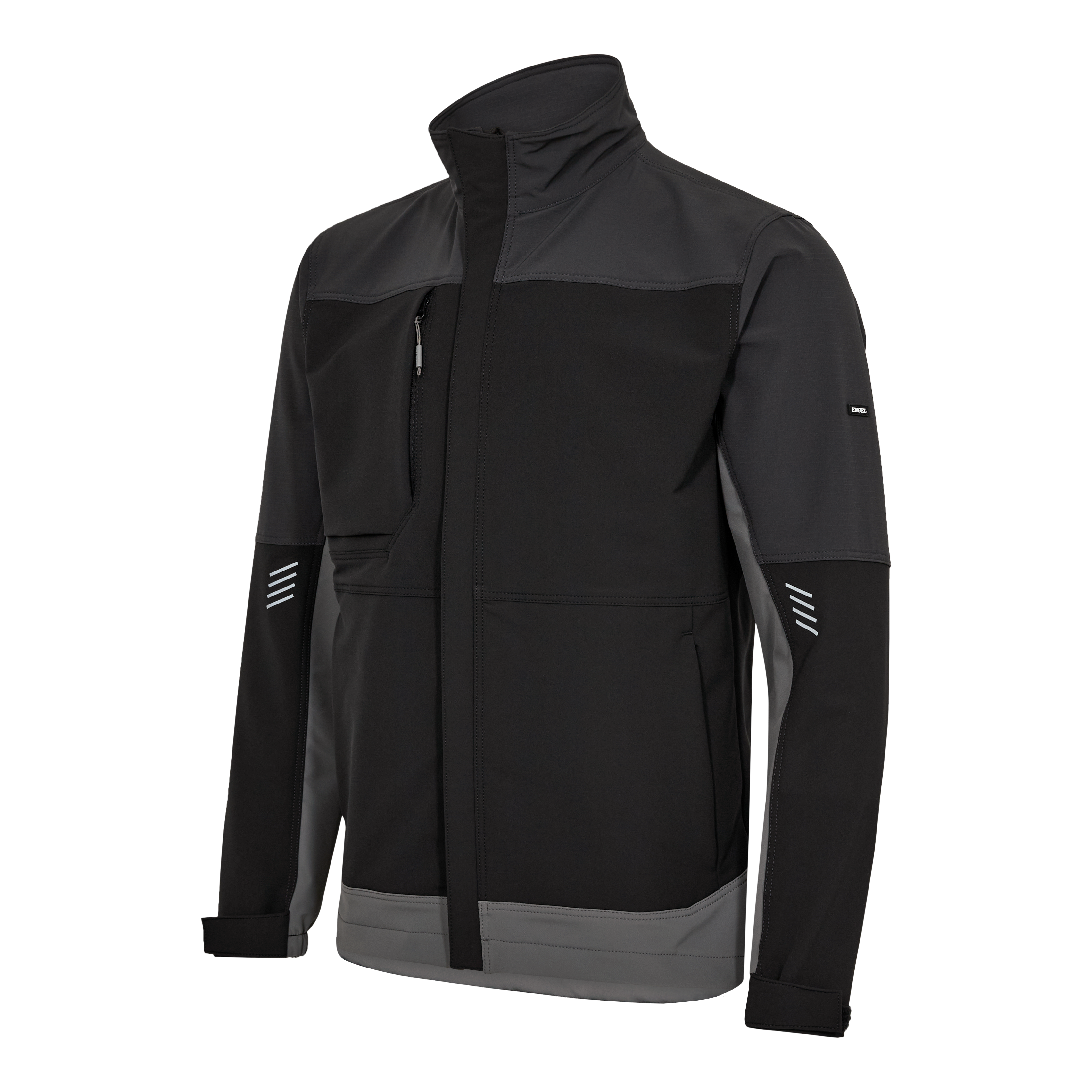 Engel Workwear Entire arbejdsjakke med 4-vejs stræk... - Sort/Antrazitgrå [2079] / XS
