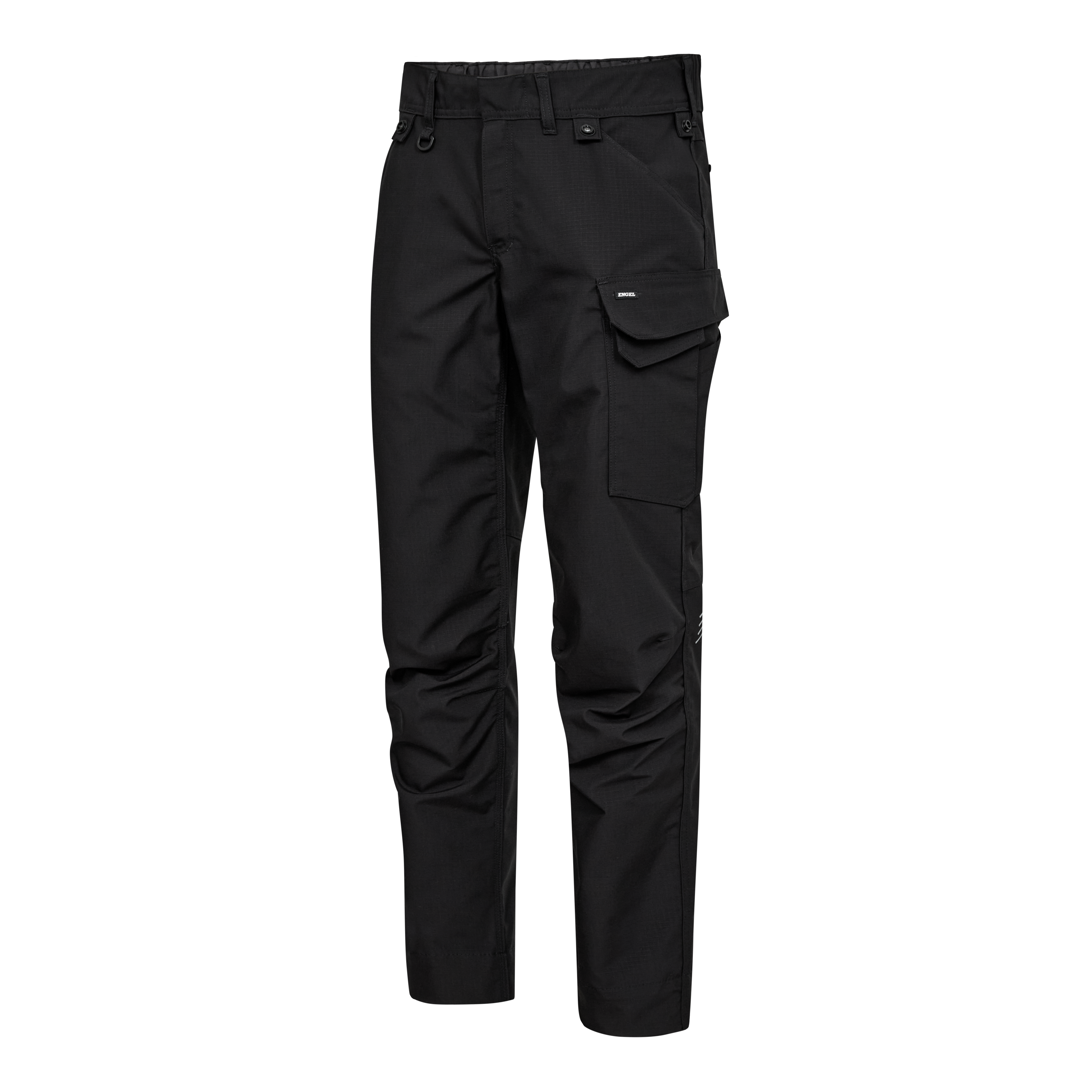 Engel Workwear Entire servicebukser med 2-vejs stræk - Sort [20] / K80