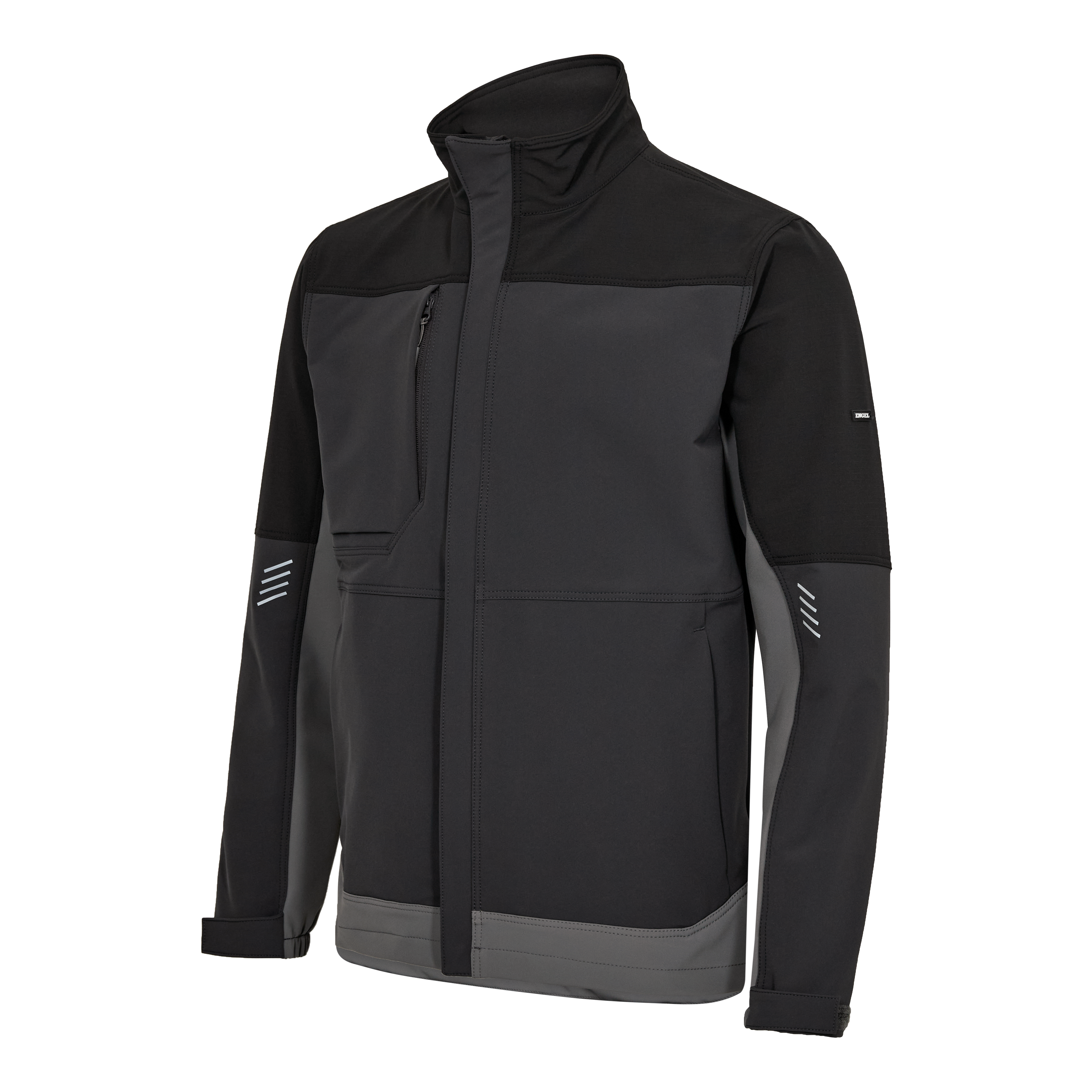 Engel Workwear Entire arbejdsjakke med 4-vejs stræk... - Antrazitgrå/Sort [7920] / XS