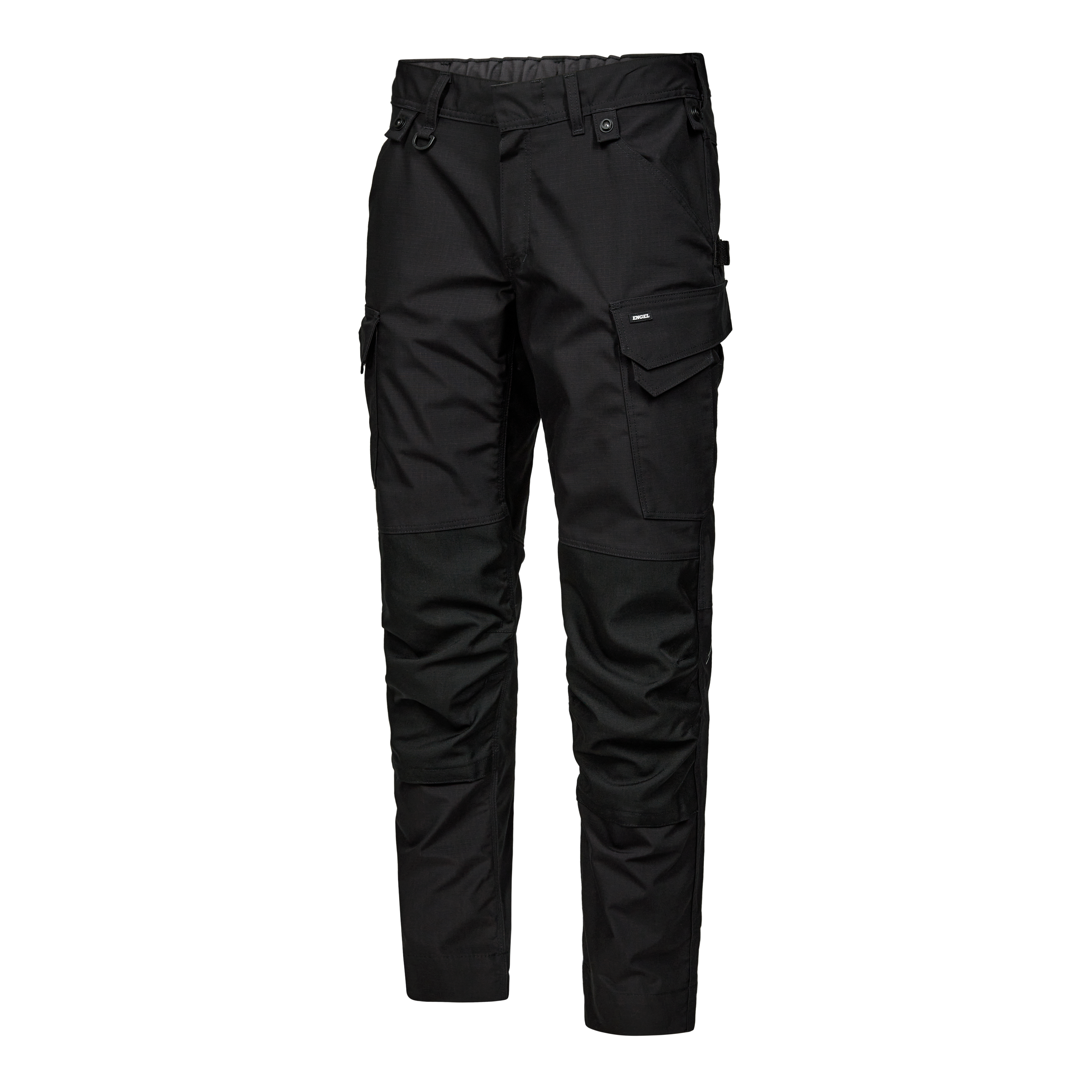Engel Workwear Entire arbejdsbukser med 2-vejs stræk - Sort [20] / K80