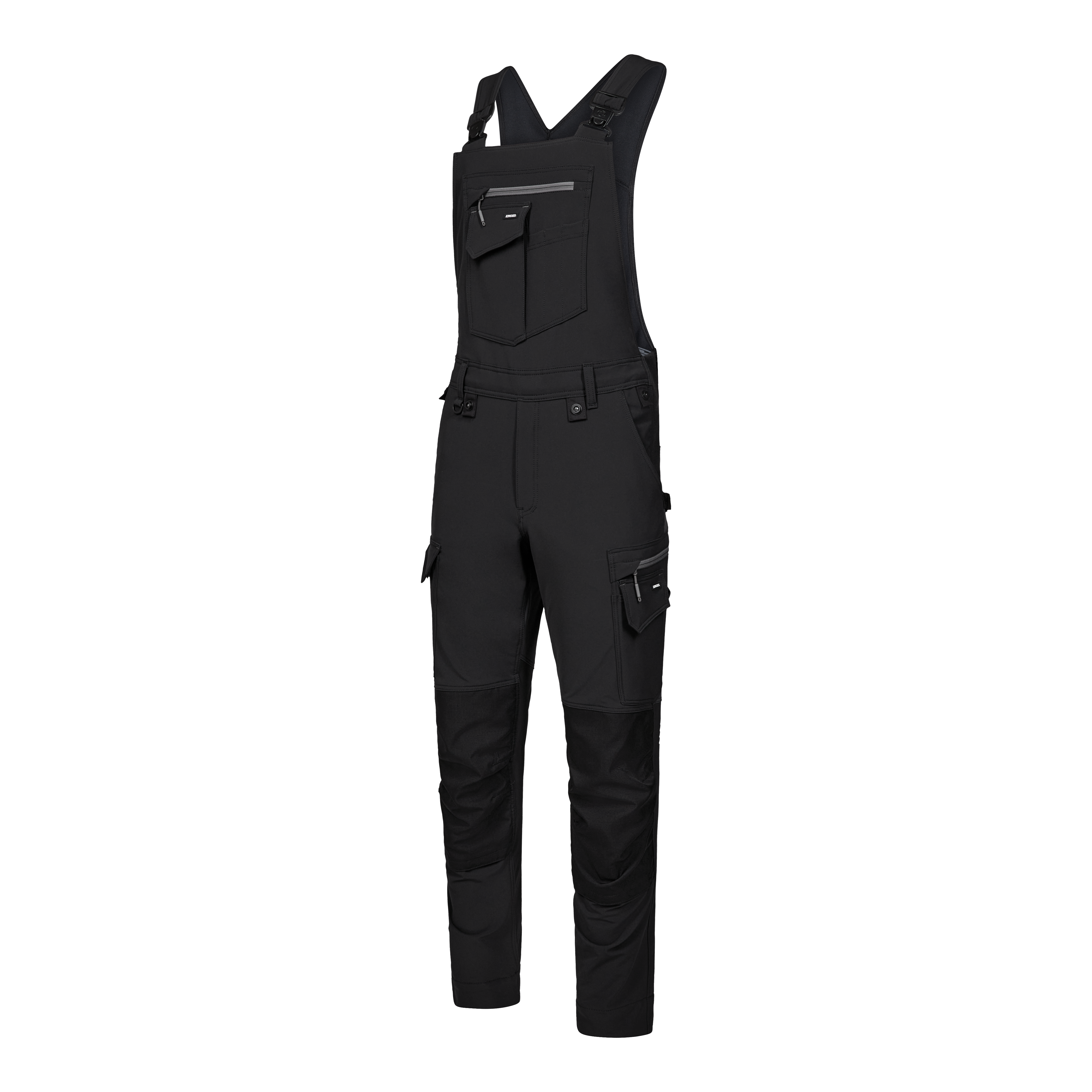 Engel Workwear Entire overall med 4-vejs stræk - Sort/Antrazitgrå [2079] / K80