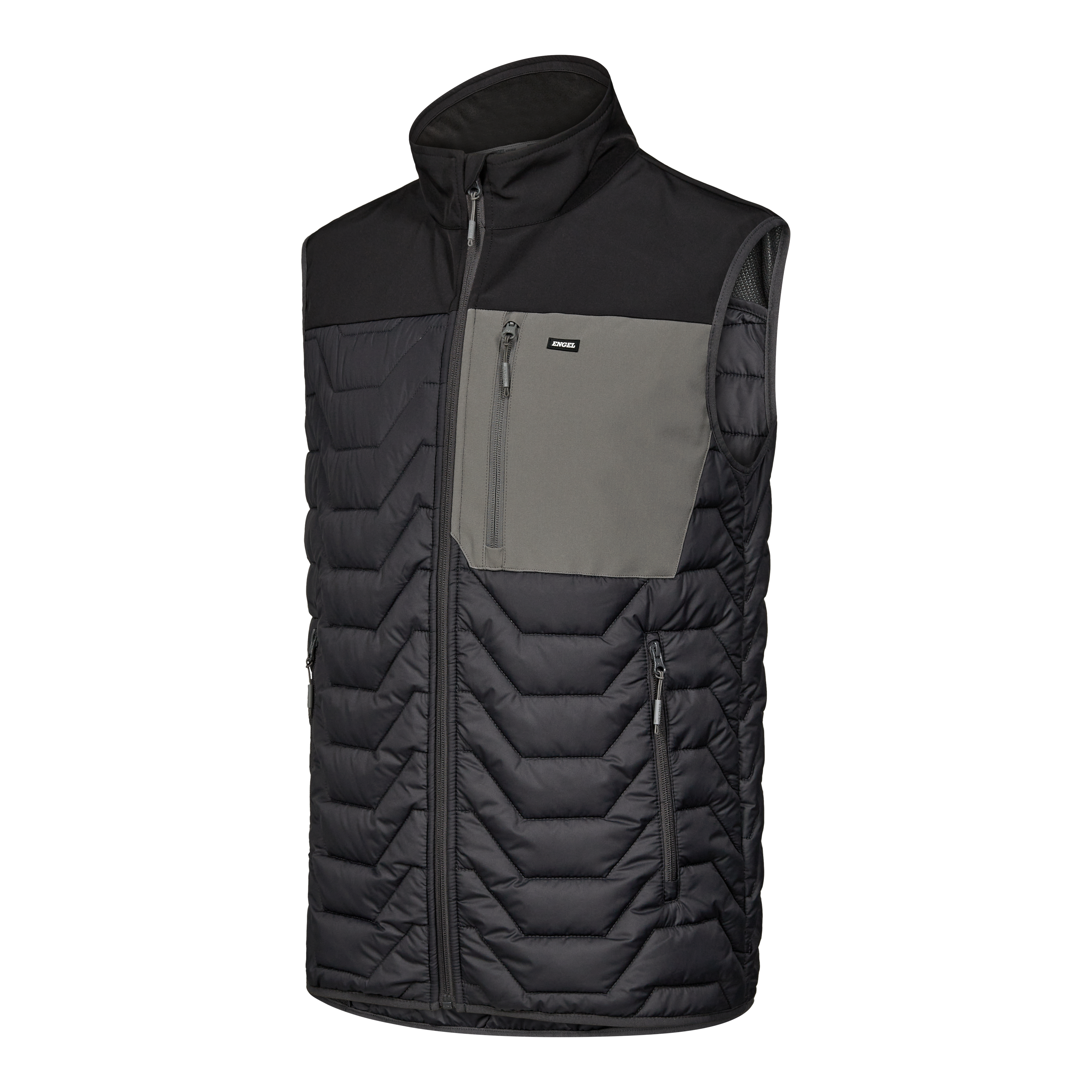 Engel Workwear Entire quiltet vest - Antrazitgrå/Sort [7920] / XS