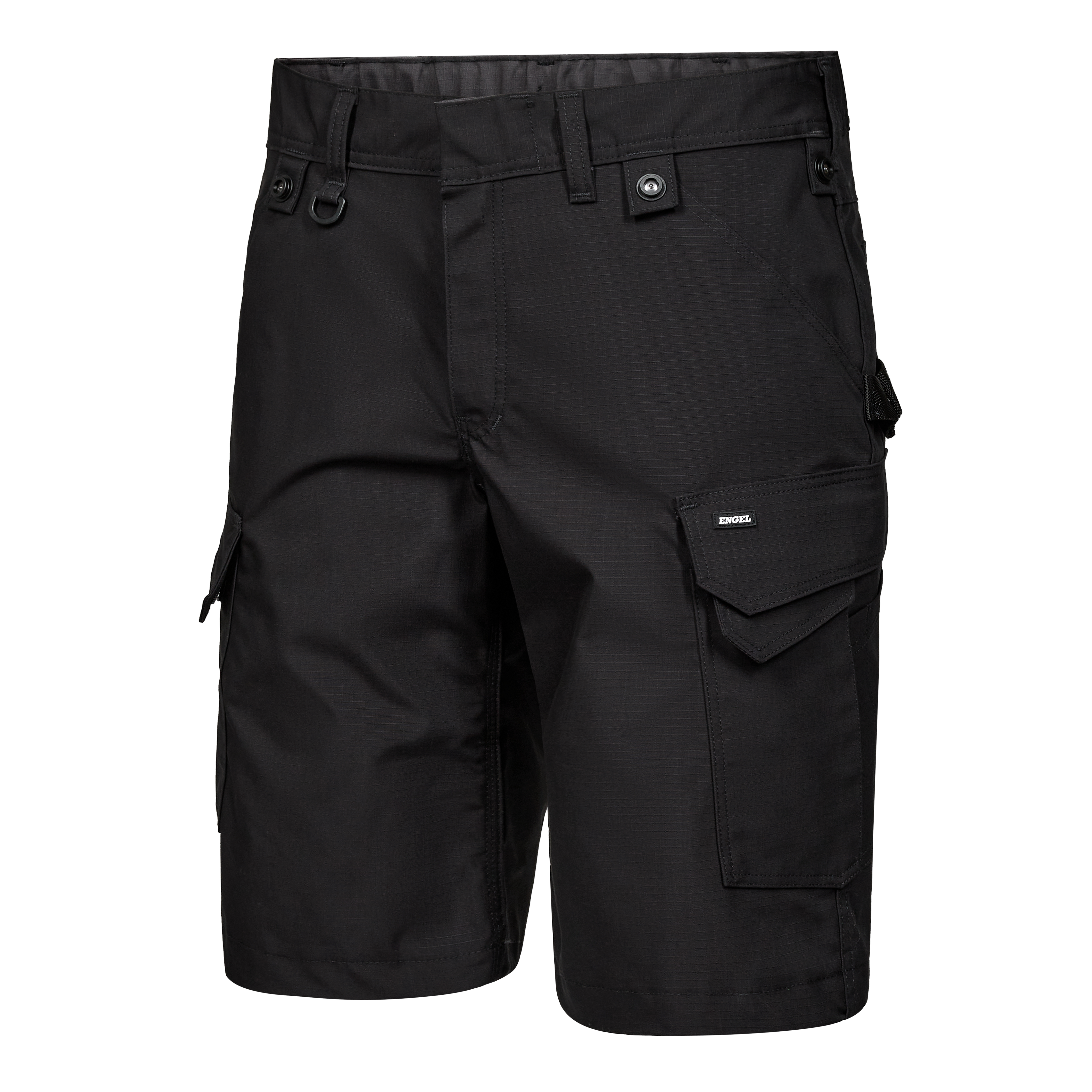 Engel Workwear Entire arbejdsshorts med 2-vejs stræk - Sort [20] / 72