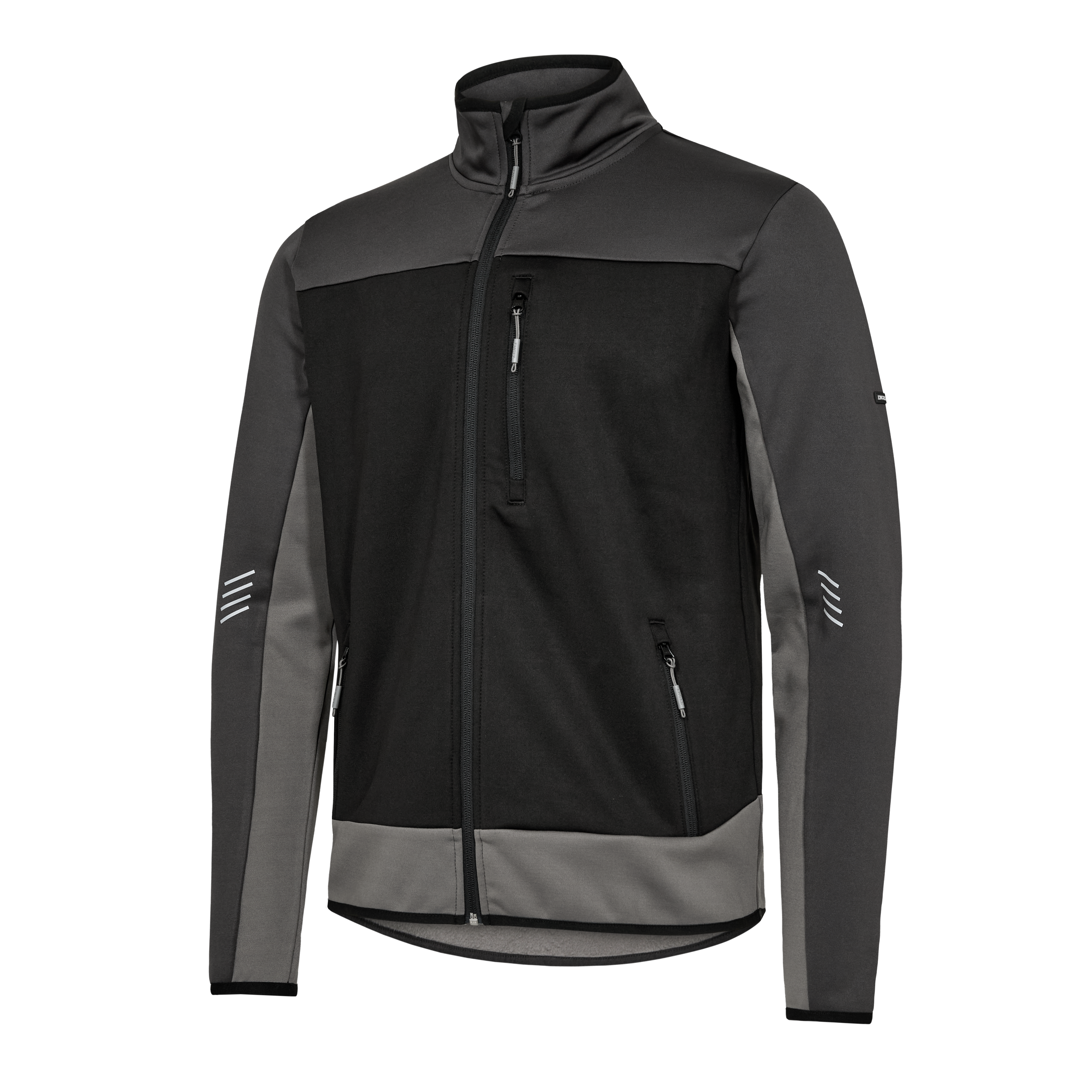 Engel Workwear Entire midlayer cardigan - Sort/Antrazitgrå [2079] / XS