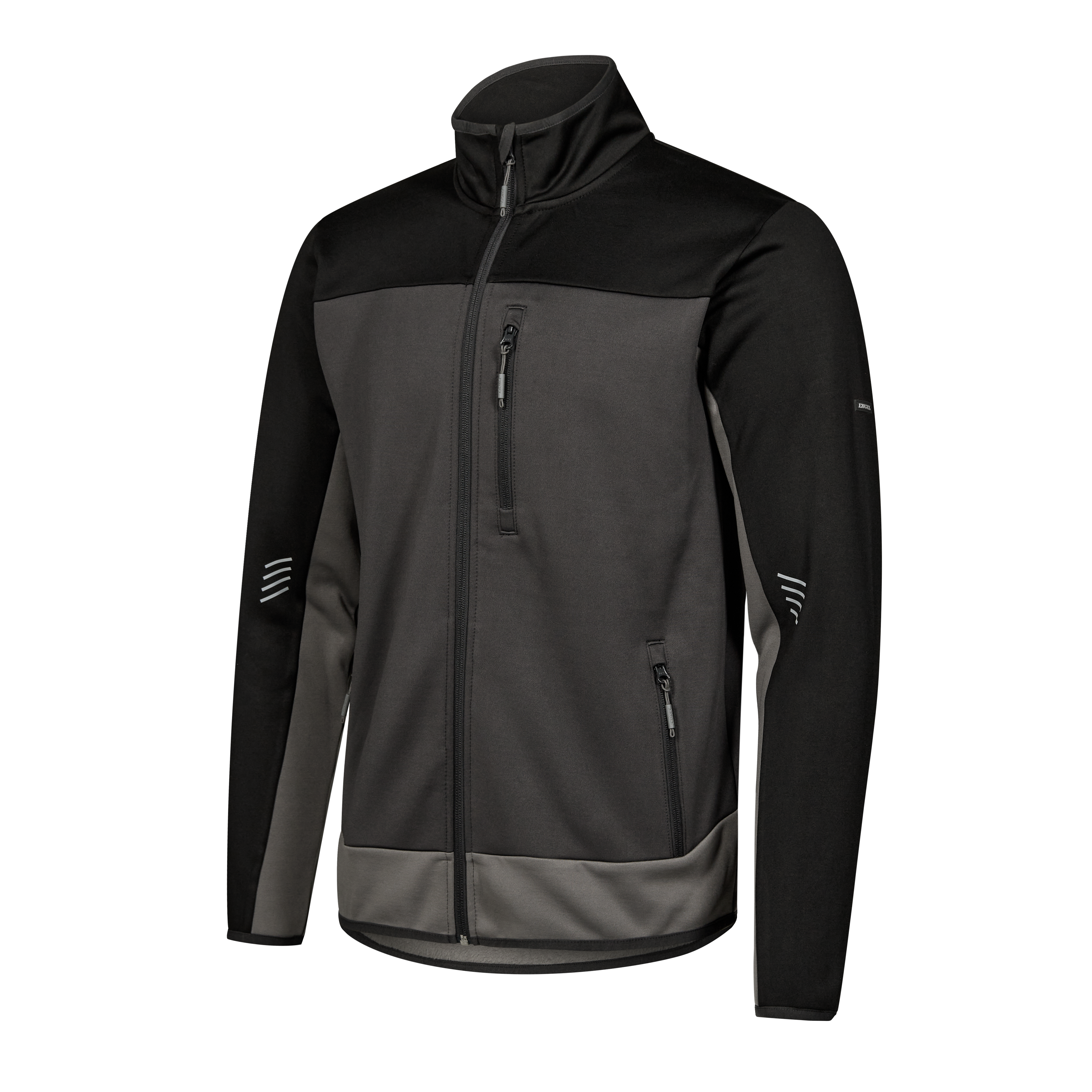 Engel Workwear Entire midlayer cardigan - Antrazitgrå/Sort [7920] / XS