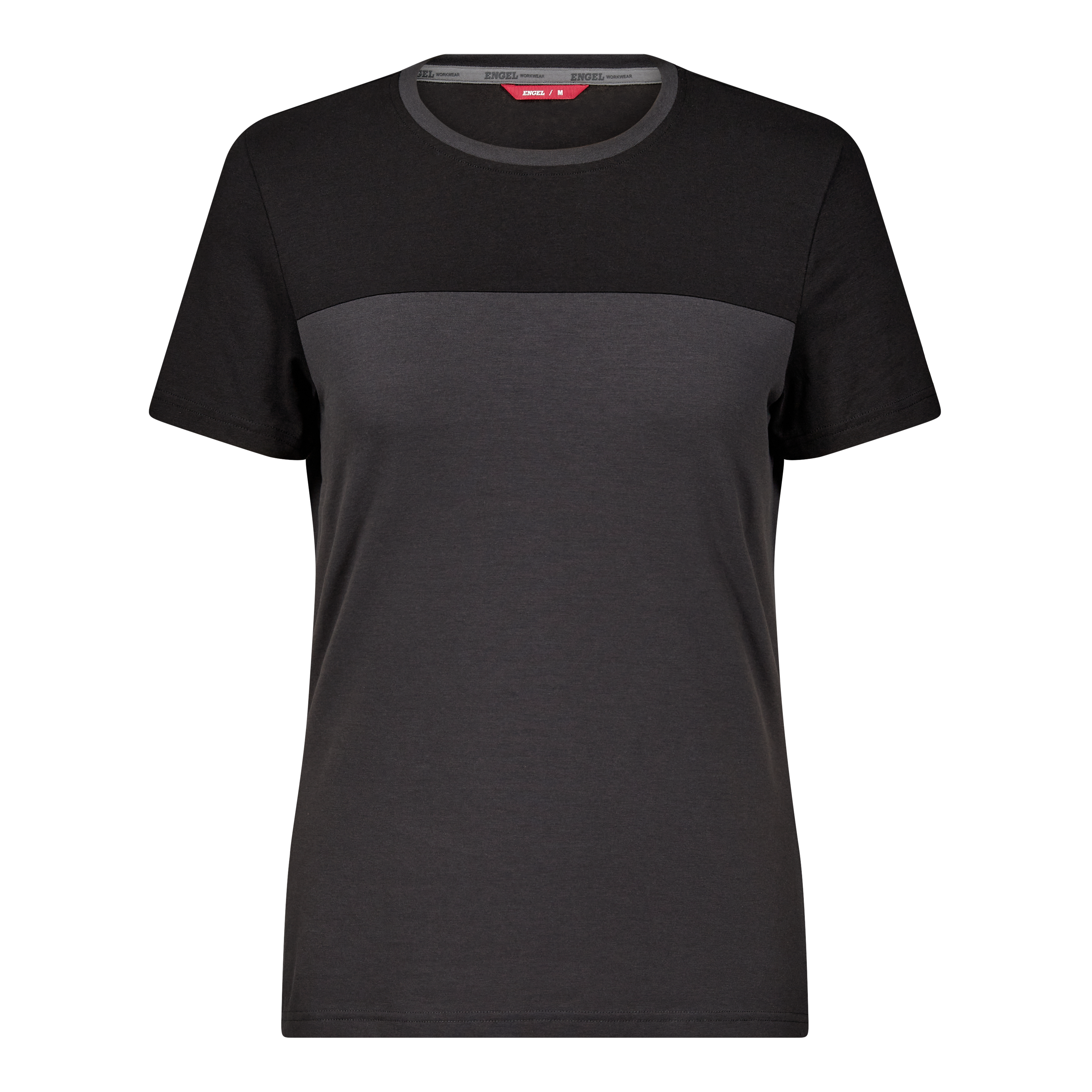 Engel Workwear Entire dame T-shirt - Antrazitgrå/Sort [7920] / XS