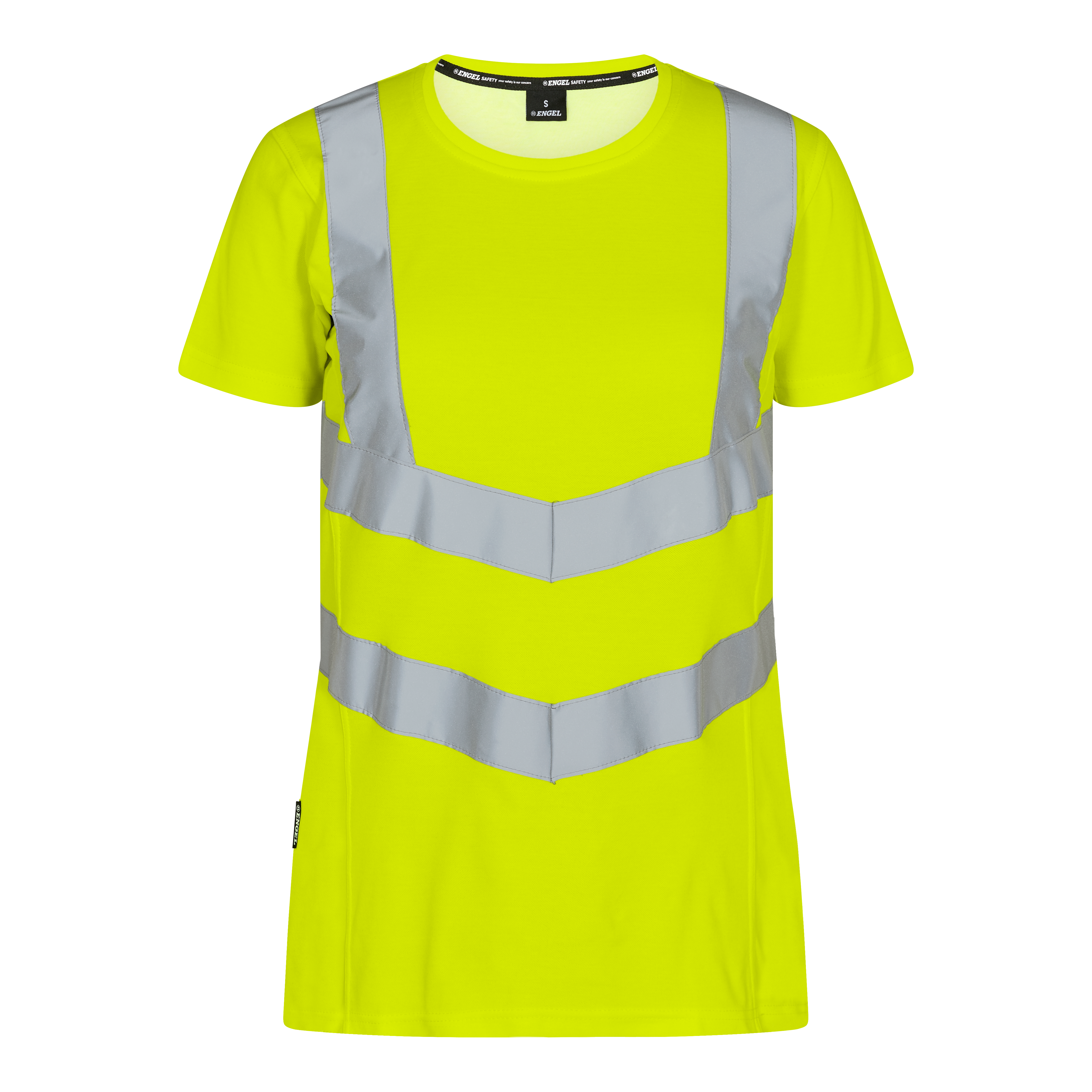 Engel Workwear Safety dame T-shirt - Gul [38] / XS