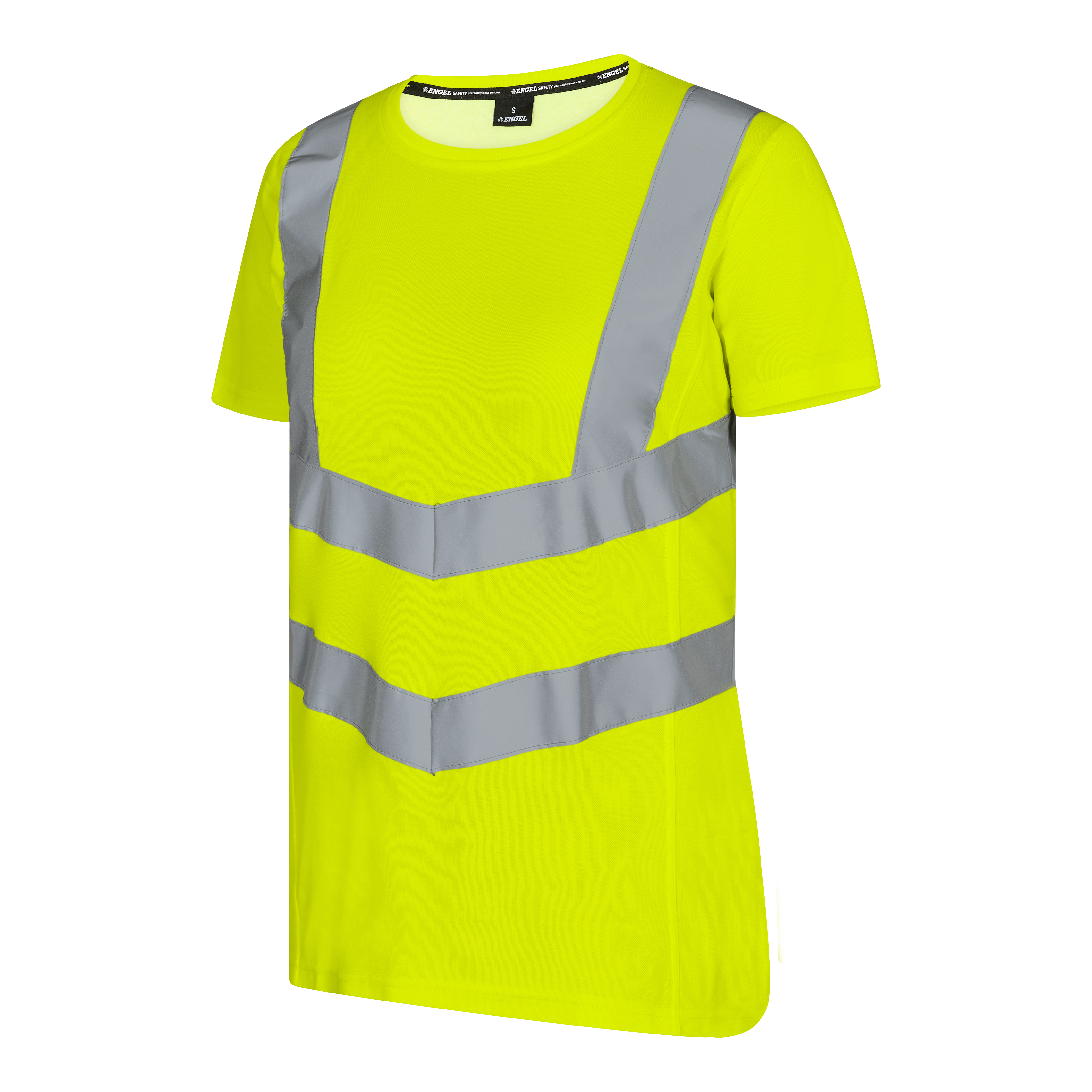 Engel Workwear Safety dame T-shirt - Gul [38] / XS