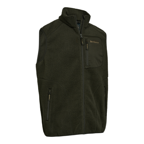 Atlas Fleece Waistcoat - Forest Green