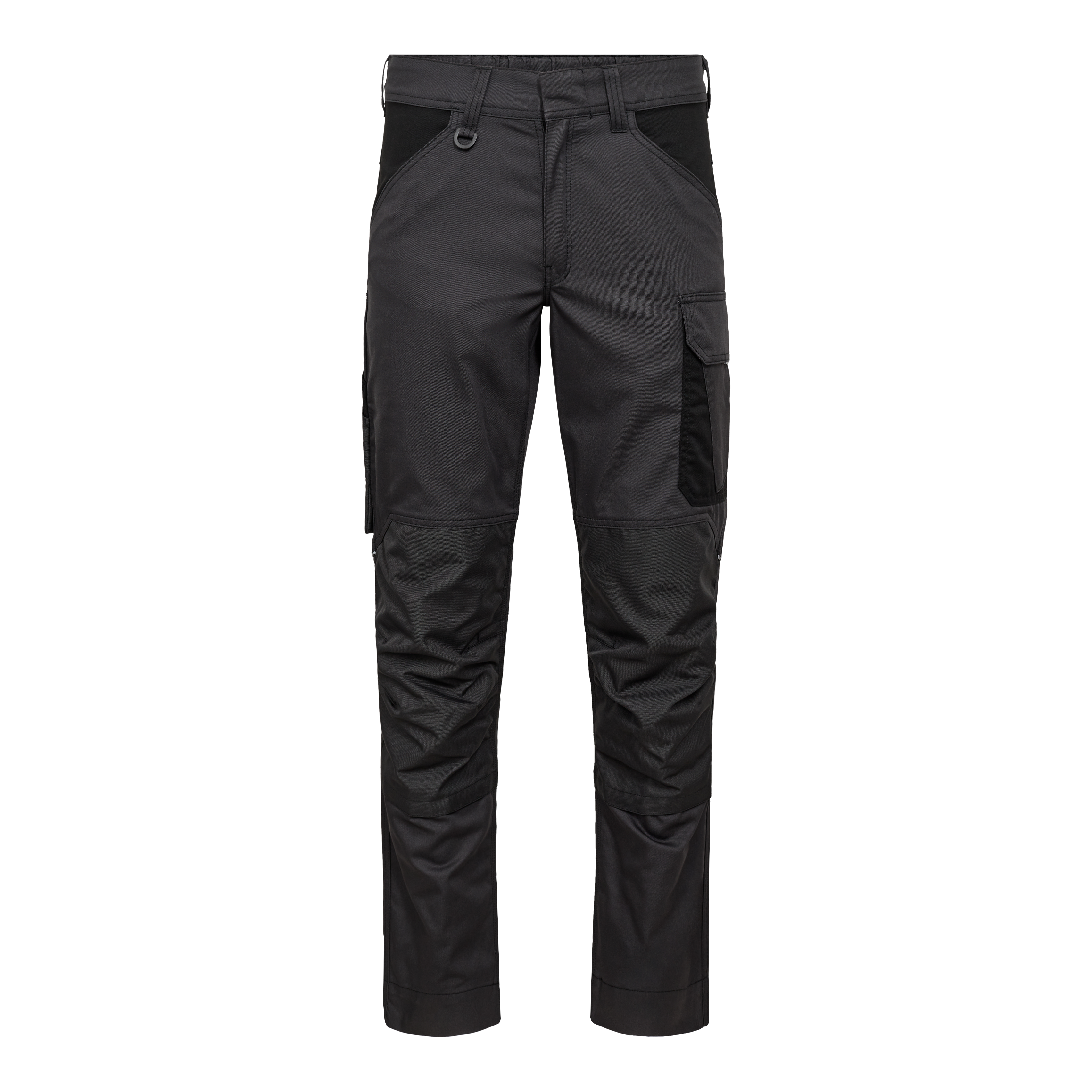 Engel Workwear Venture arbejdsbukser med skjult knaplukning - Antrazitgrå/Sort [7920] / K80