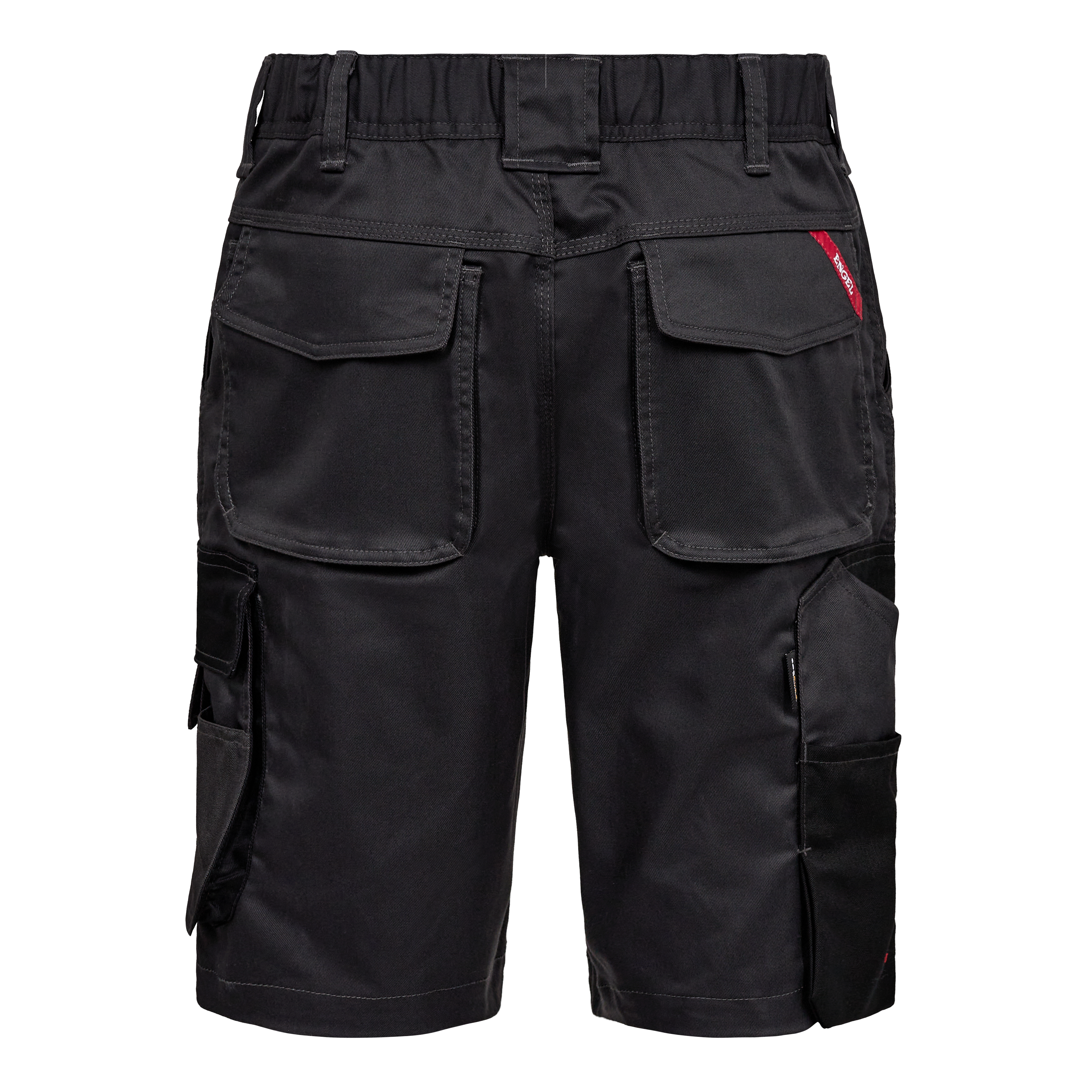 Engel Workwear Galaxy arbejdsshorts med 2-vejs stræk - Antrazitgrå/Sort [7920] / 72