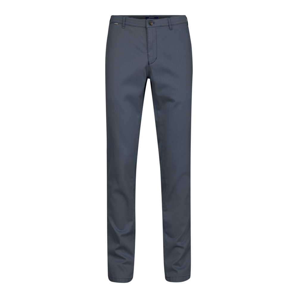 Bomuldsbuks i Modern fit - Blue