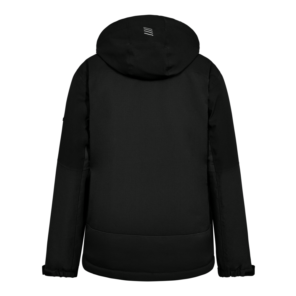 ENTIRE Damen Winterjacke – Schwarz (Rücken)