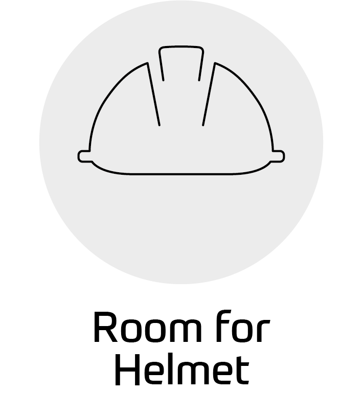 Platz für Helm