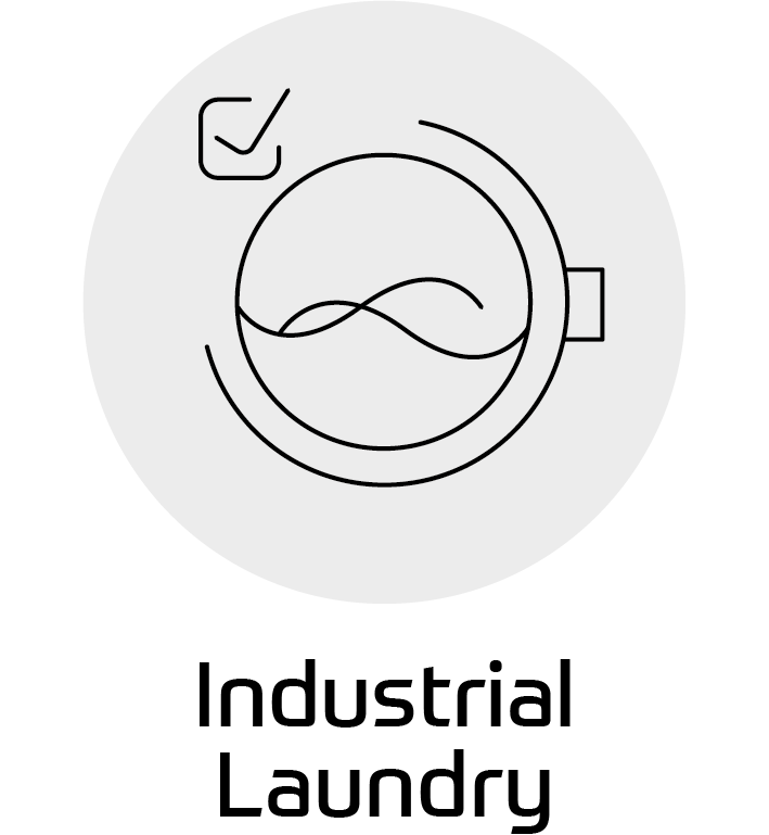 Geeignet für die industrielle Wäscherei