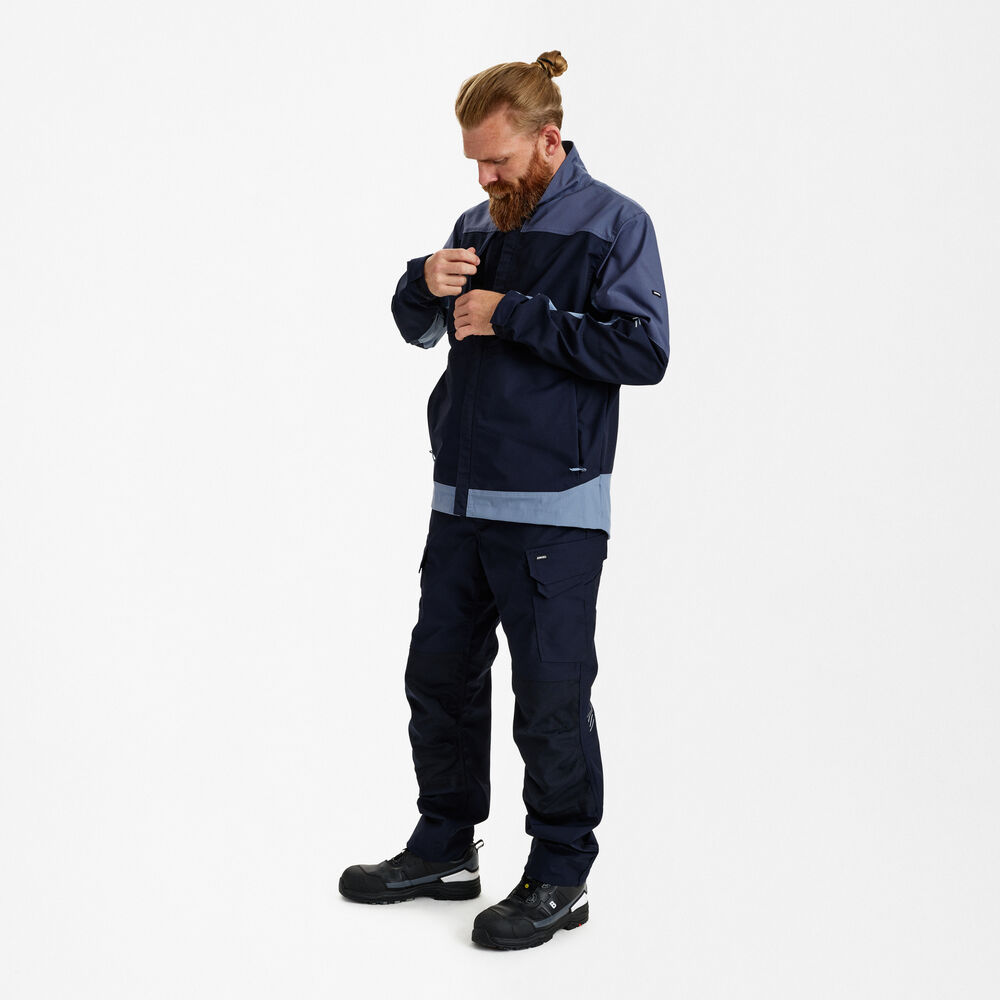 Delovna jakna z 2-smernim stretch materialom – Deep Blue / Dark Sea