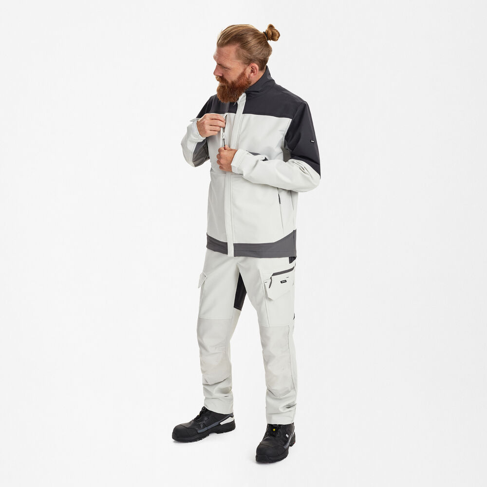 Delovna jakna s 4-smernim stretch materialom – Bone White / Anthracite Grey