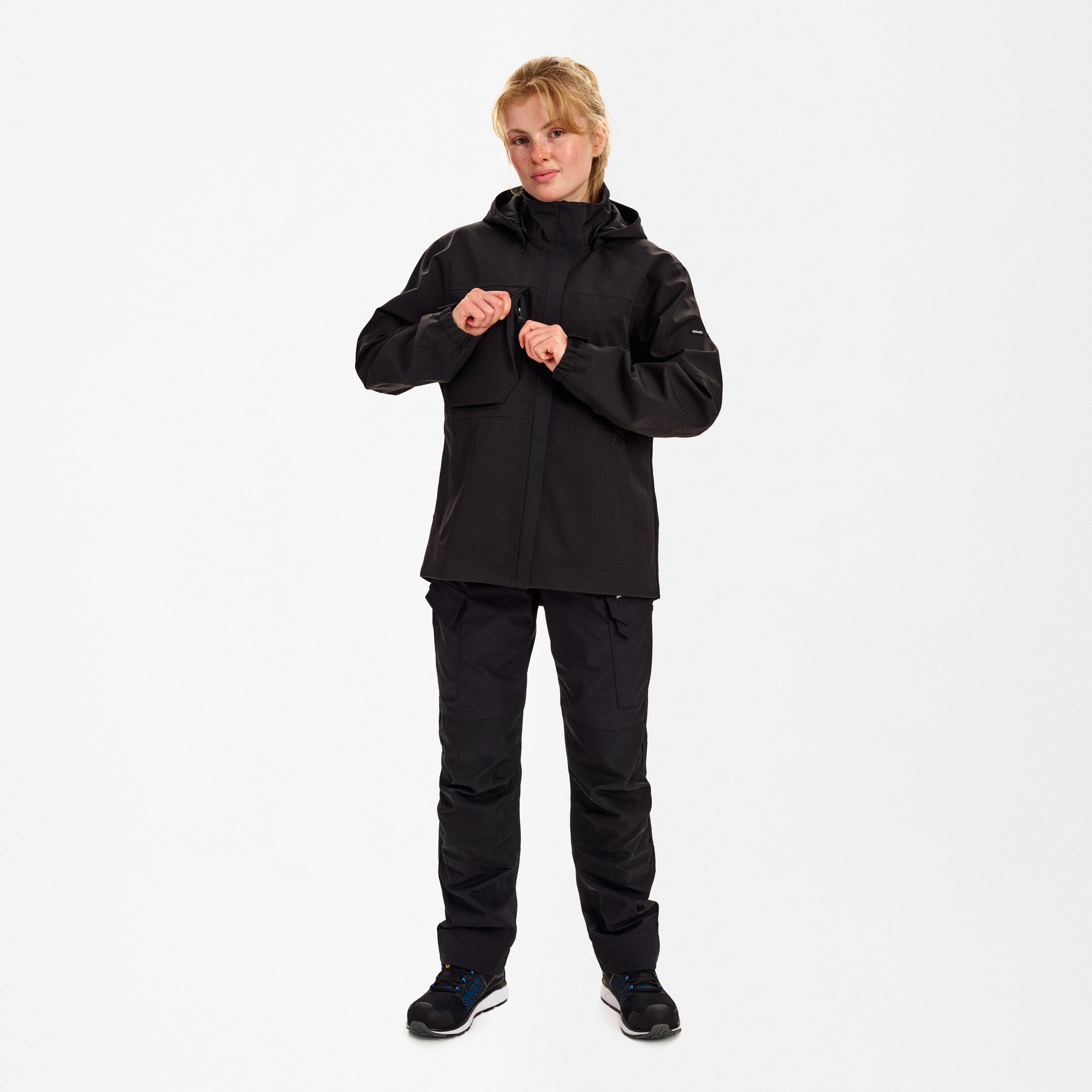 Engel Workwear Entire dame skaljakke - Sort [20] / XS