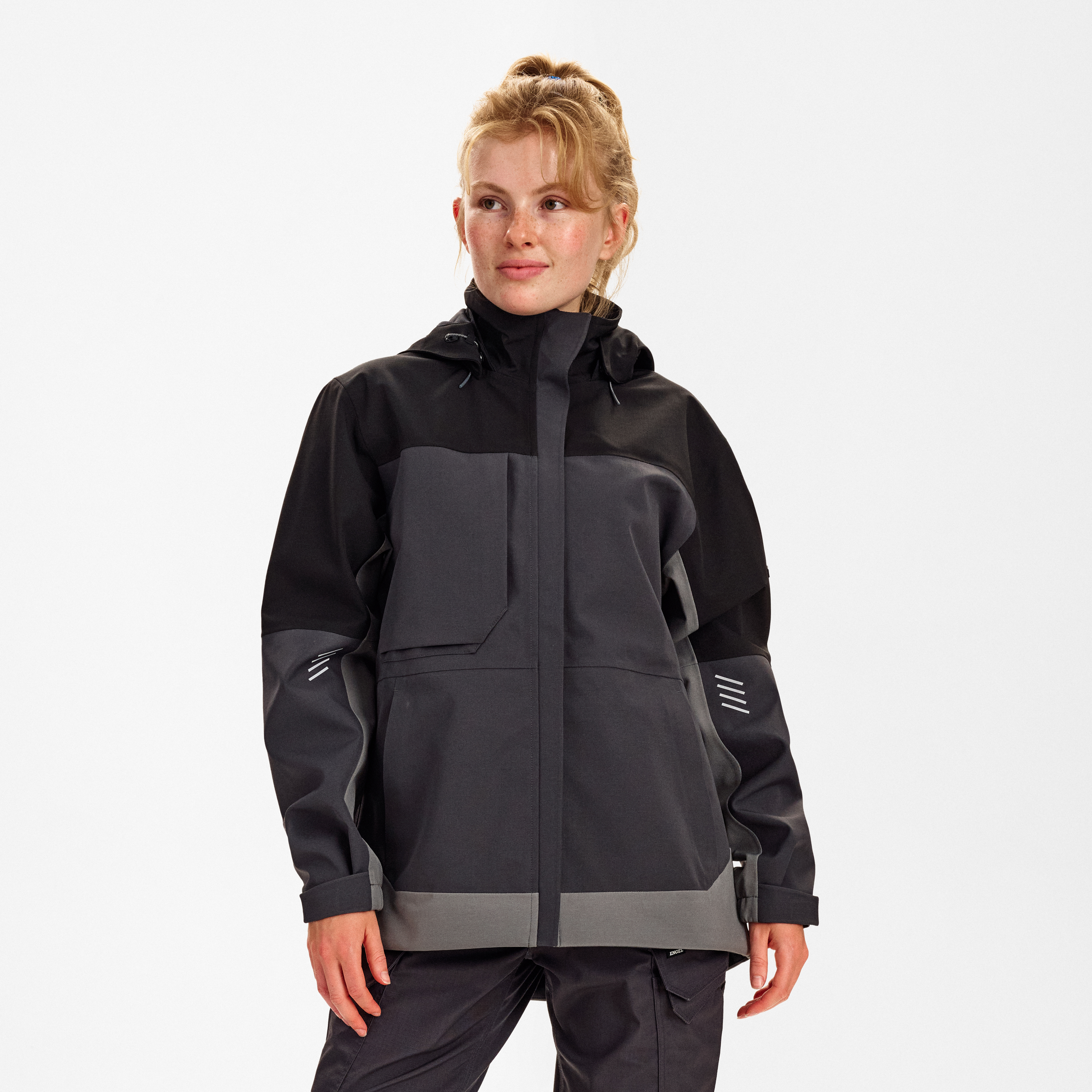 Engel Workwear Entire dame skaljakke - Antrazitgrå/Sort [7920] / XS