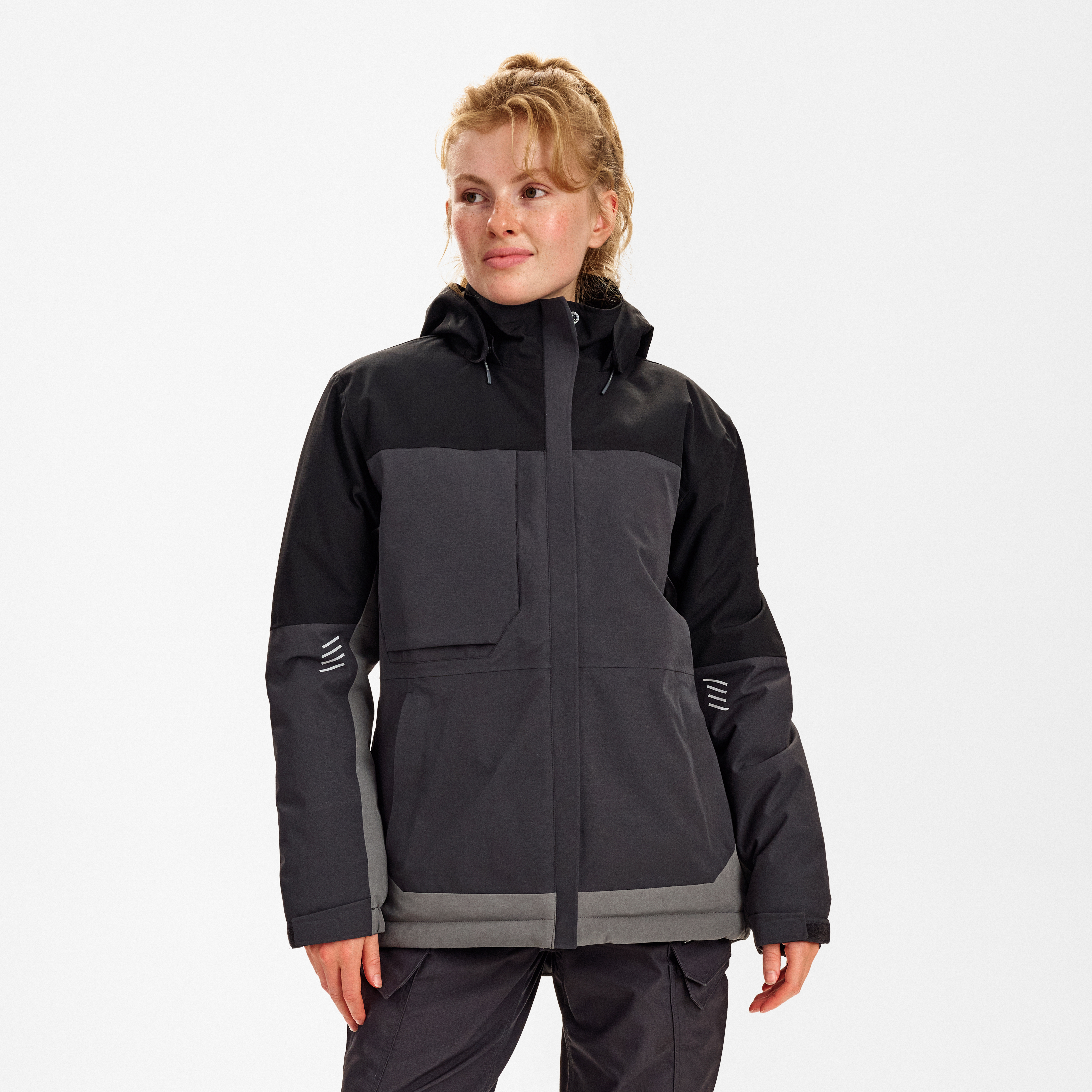 Engel Workwear Entire dame vinterjakke - Antrazitgrå/Sort [7920] / XS