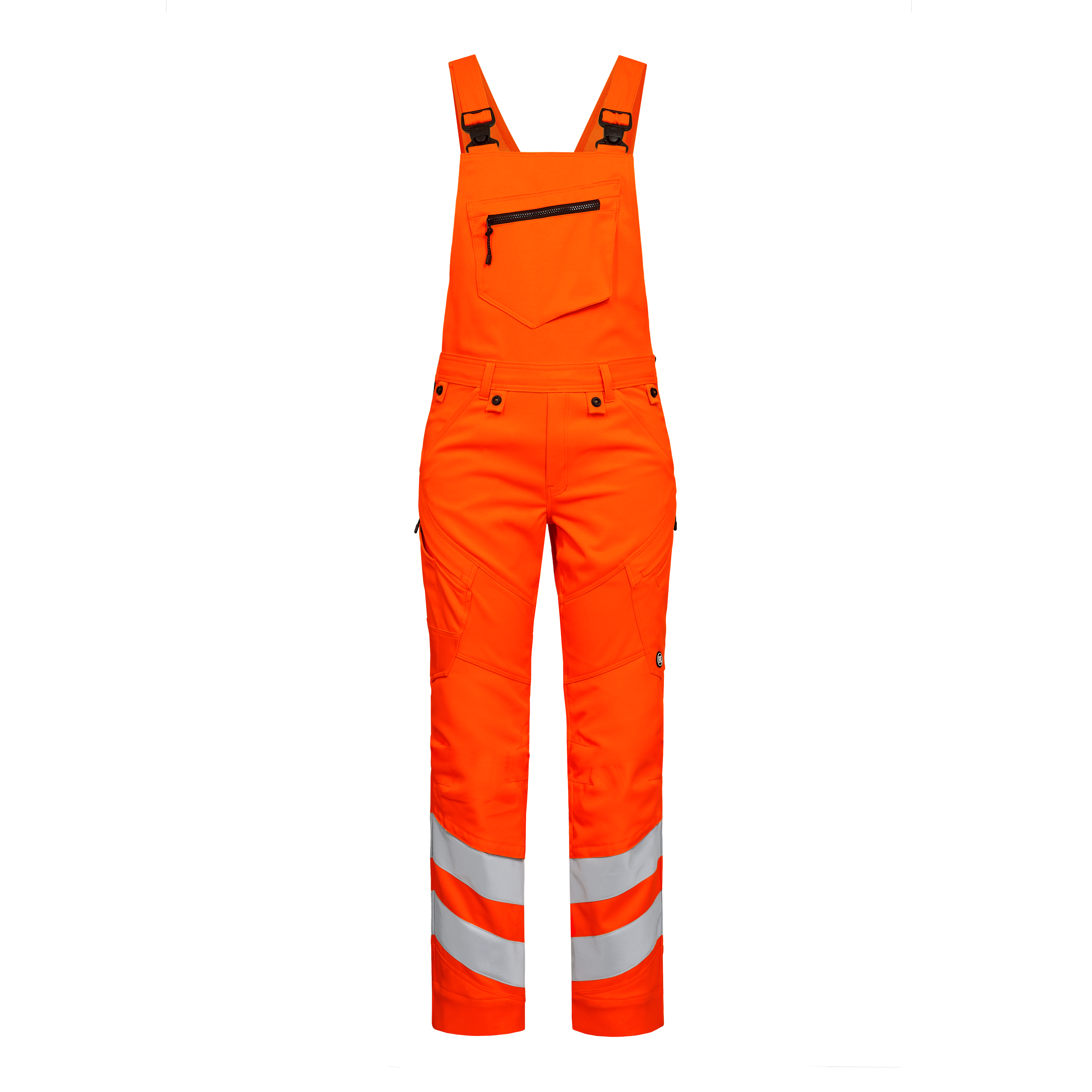 Engel Workwear Safety overall med 2-vejs stræk - Hi-vis Orange [10] / K80