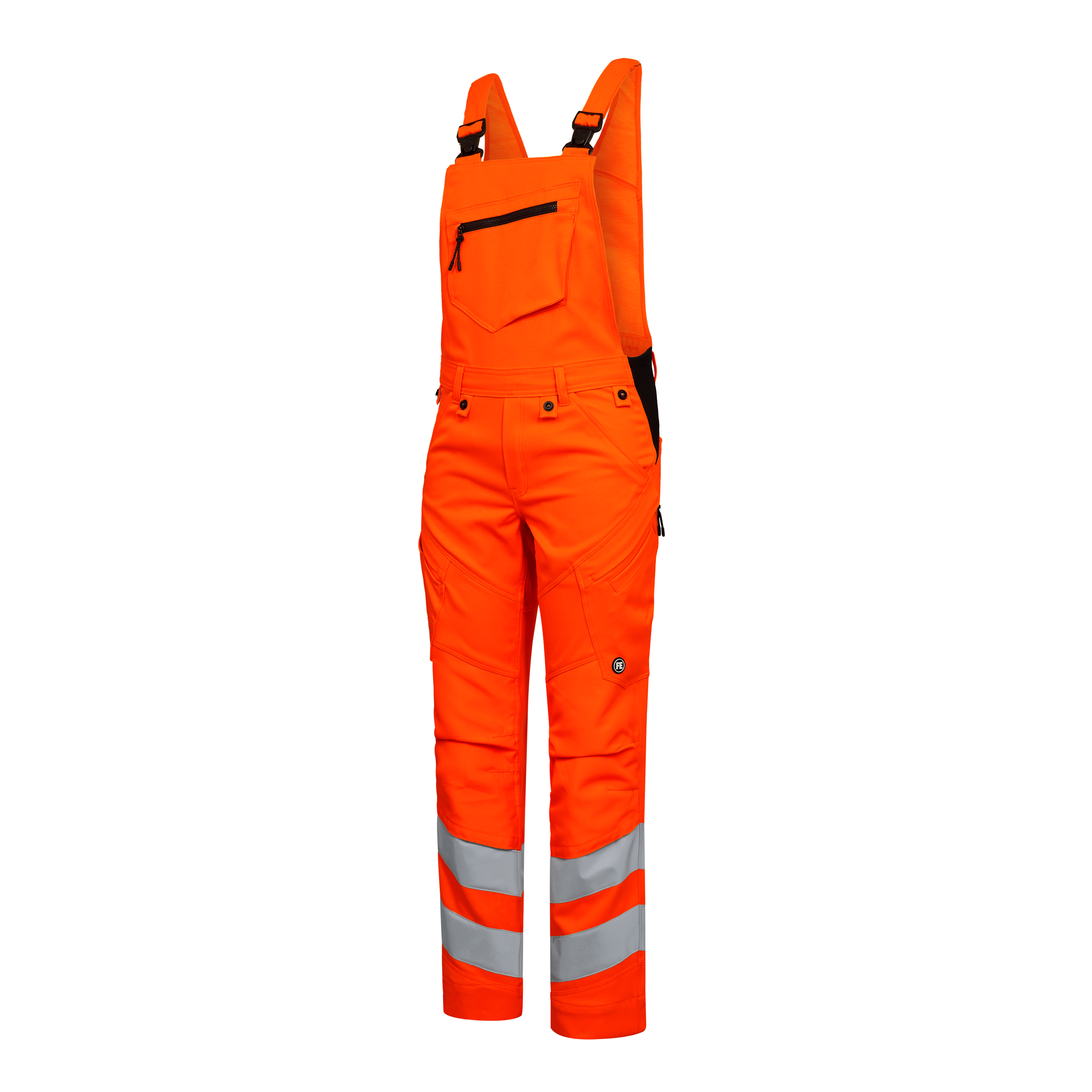 Engel Workwear Safety overall med 2-vejs stræk - Hi-vis Orange [10] / K80