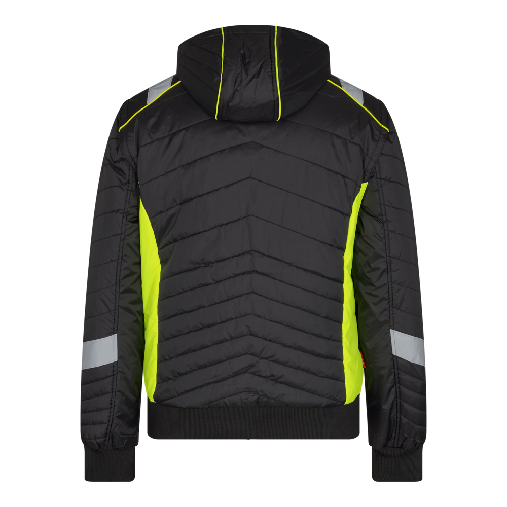 CARGO Steppjacke – Schwarz / Gelb (Rücken)