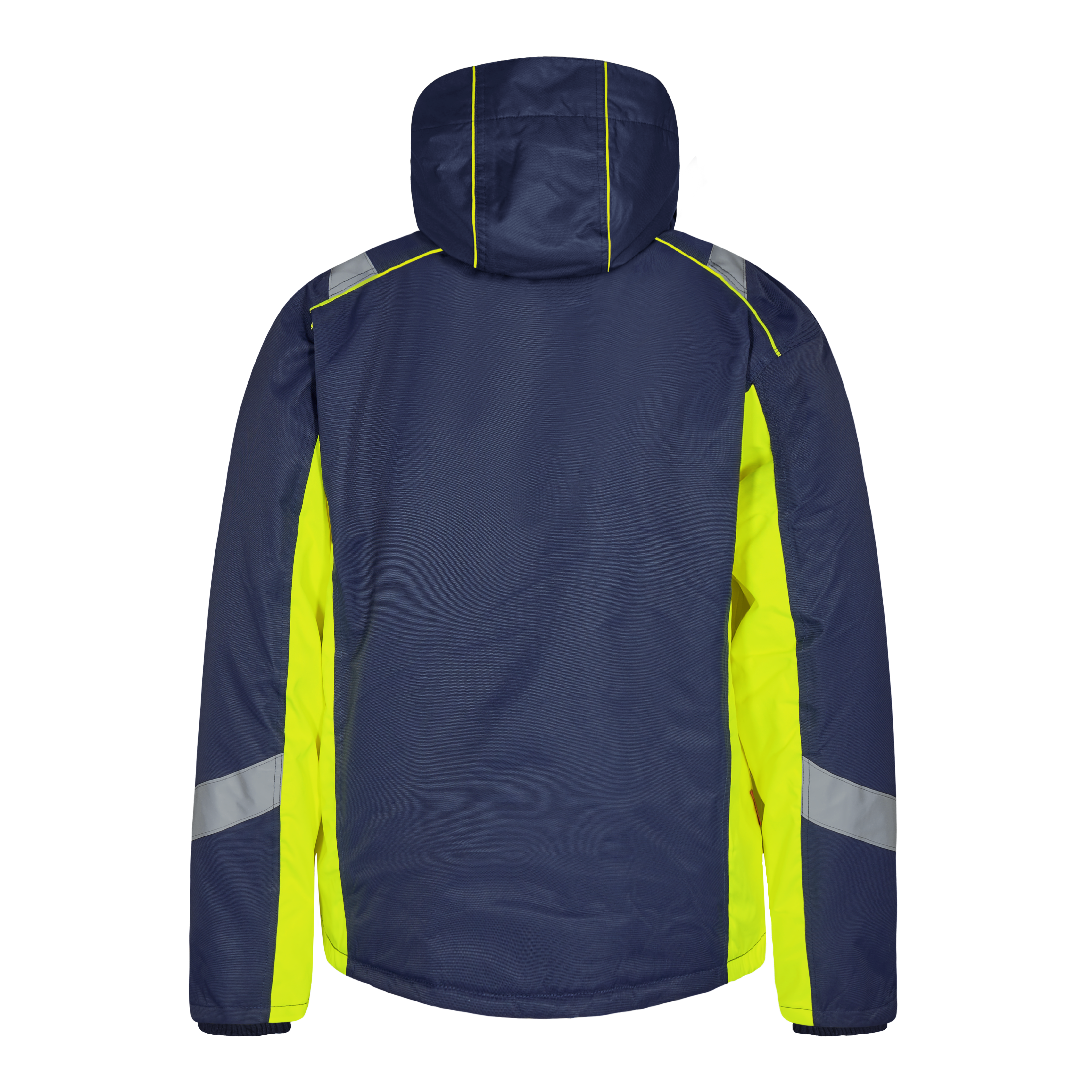 Engel Workwear Cargo vinterjakke - Blue Ink/Gul [16538] / XS