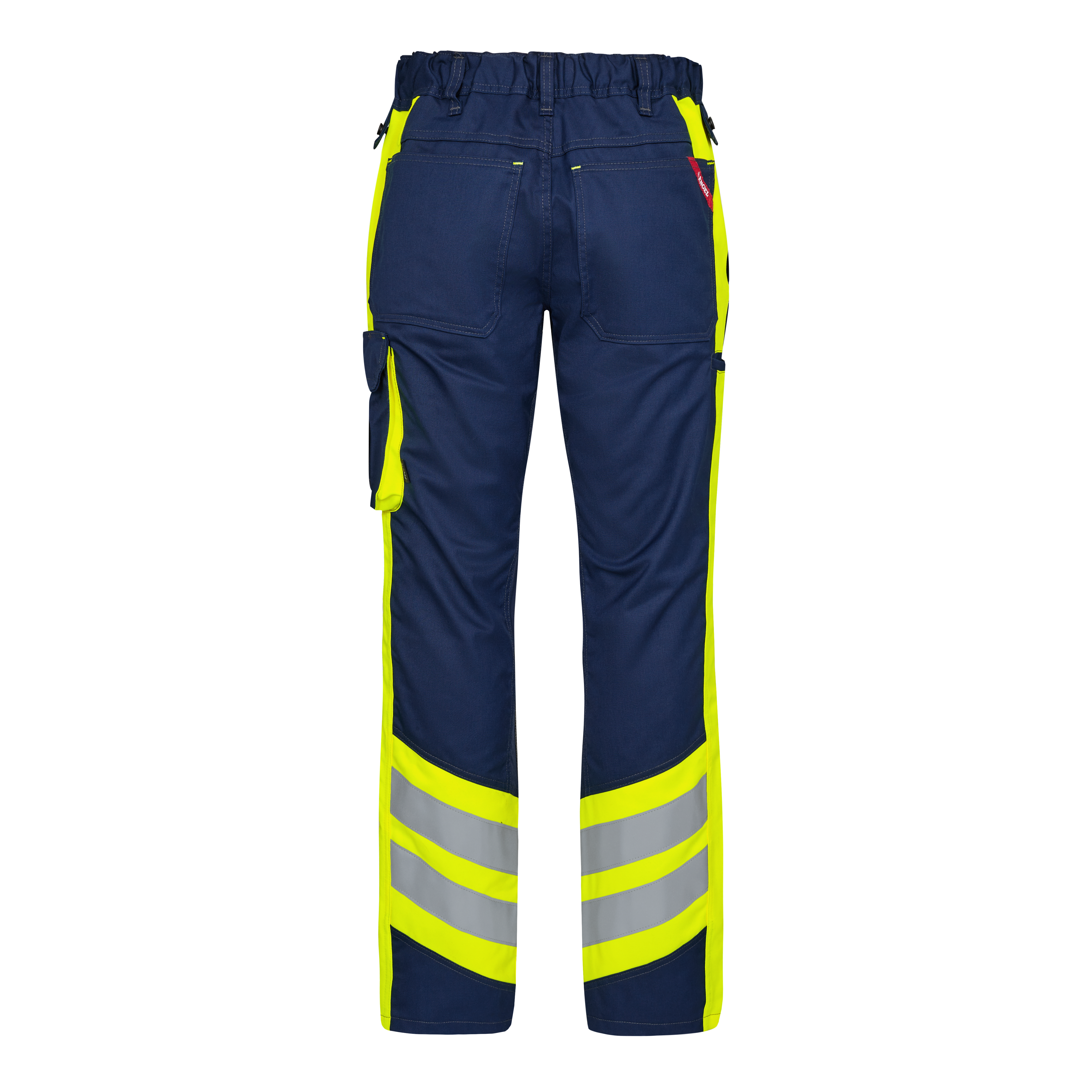 Engel Workwear Cargo arbejdsbukser - Blue Ink/Gul [16538] / K80