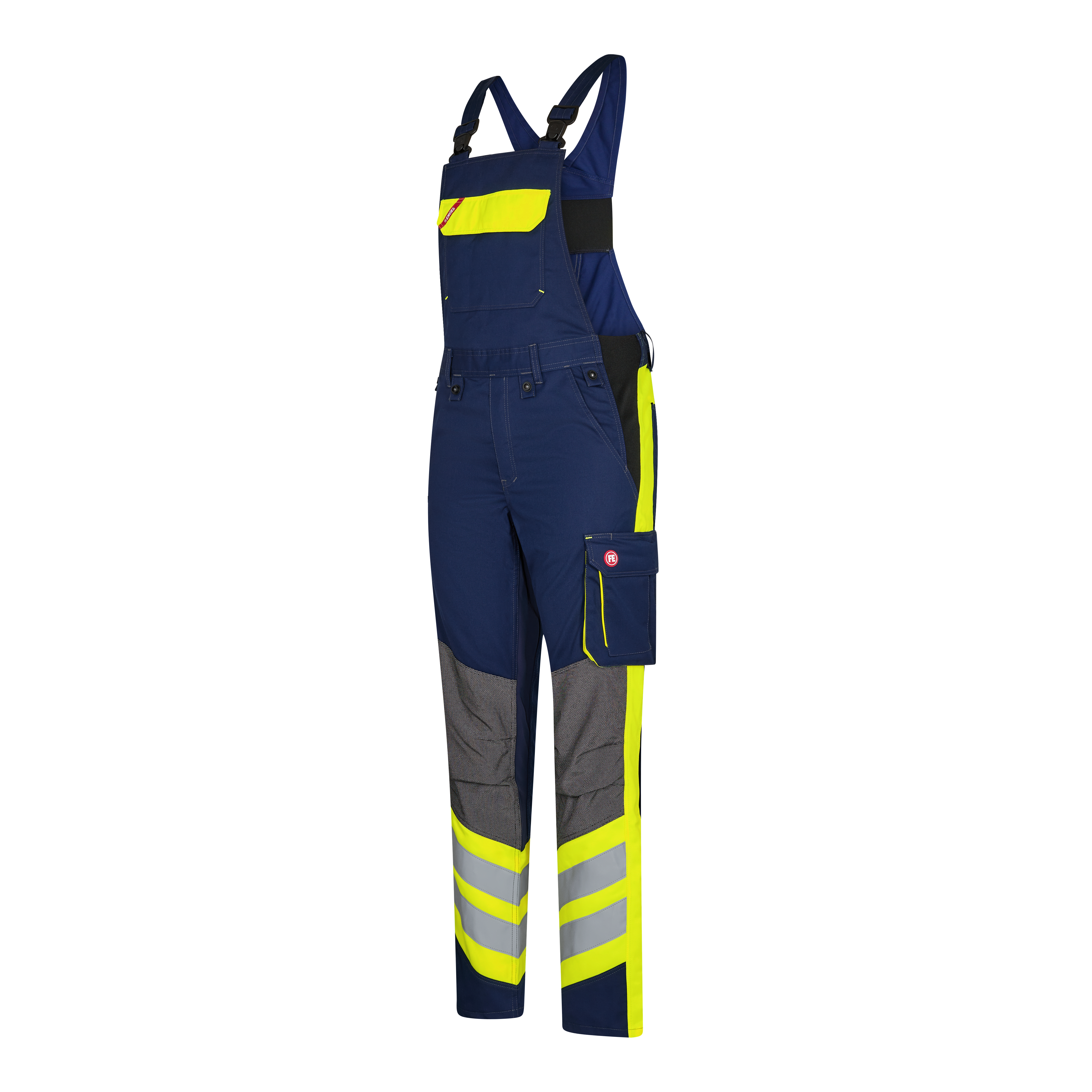 Engel Workwear Cargo overall - Blue Ink/Gul [16538] / K80