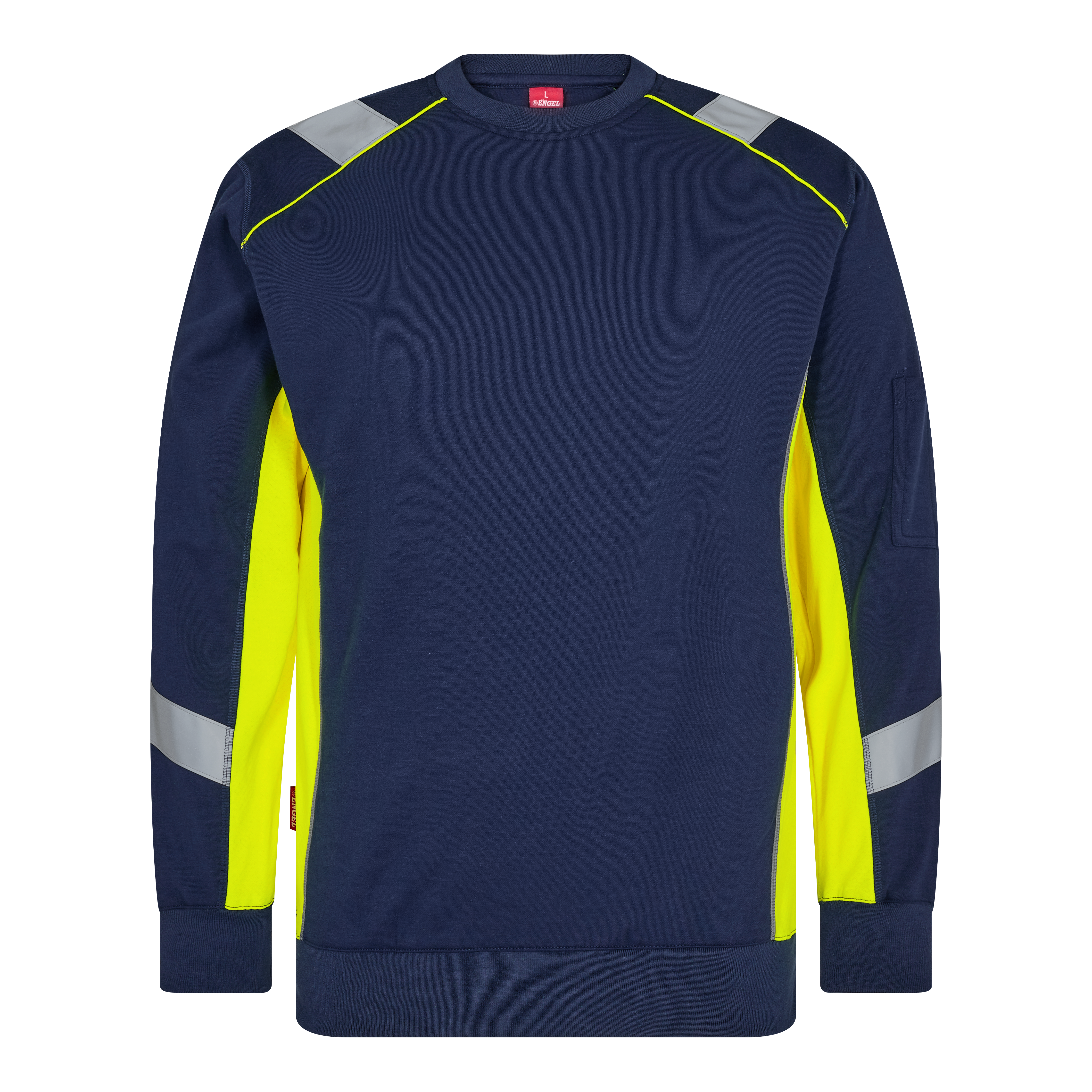 Engel Workwear Cargo sweatshirt - Blue Ink/Gul [16538] / XS
