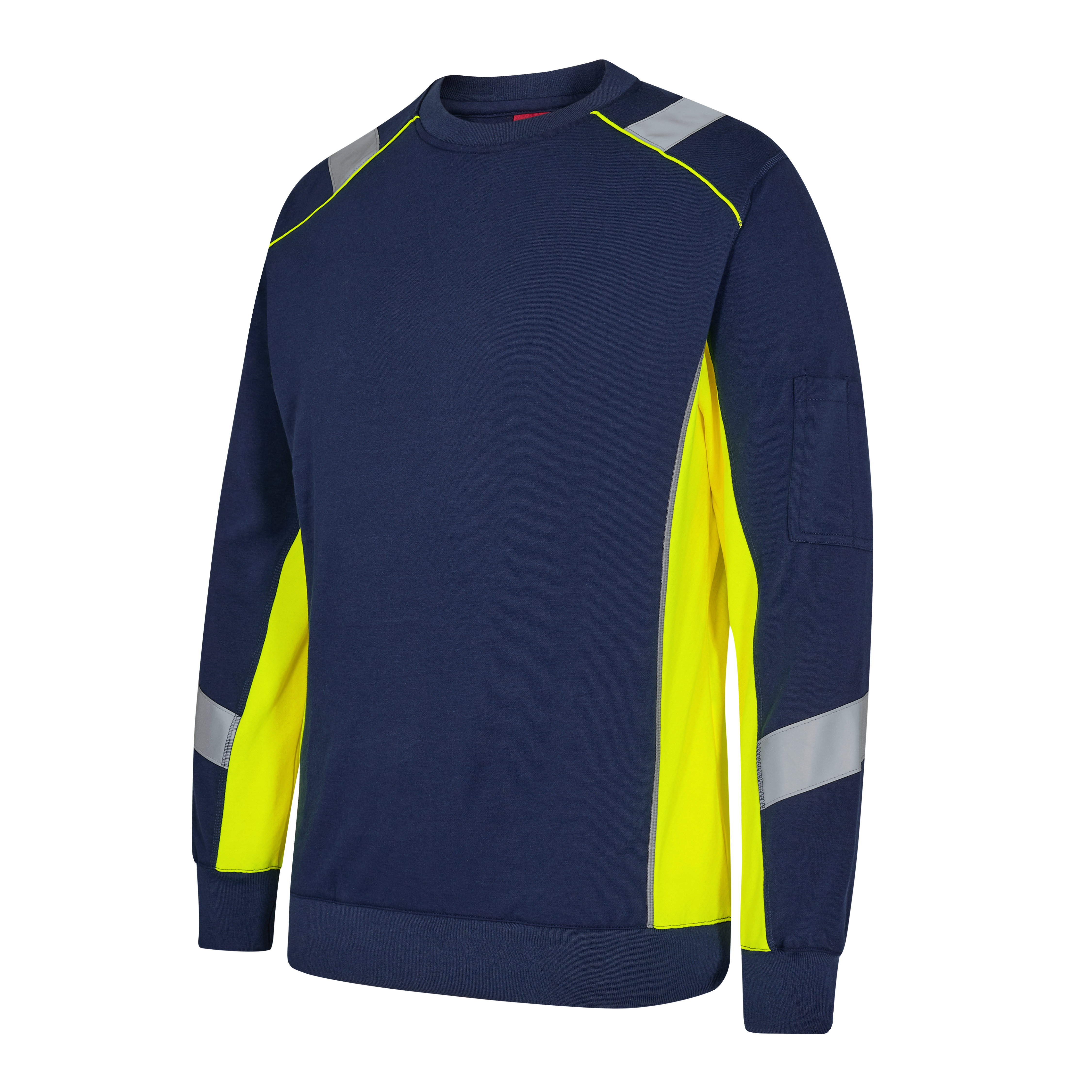 Engel Workwear Cargo sweatshirt - Blue Ink/Gul [16538] / XS