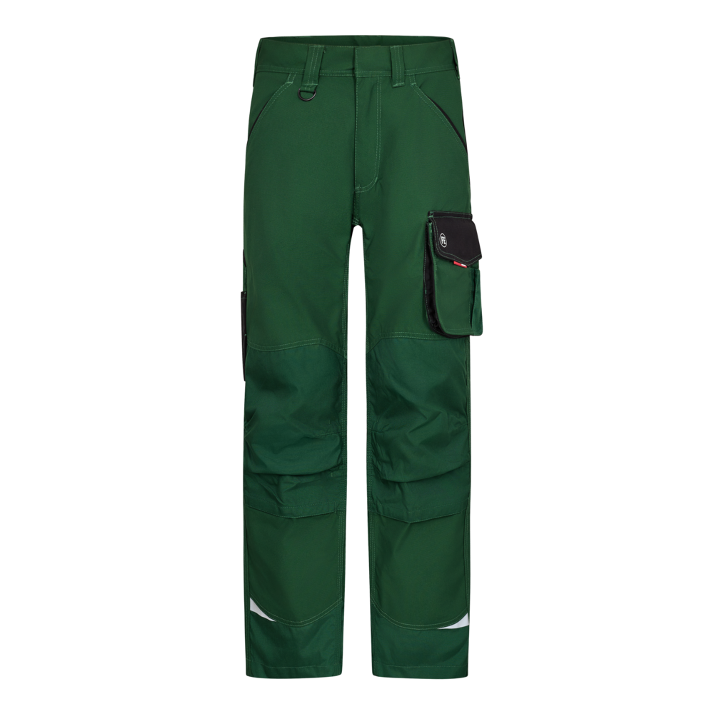 GALAXY Arbeitshose – Grün / Schwarz (Front)