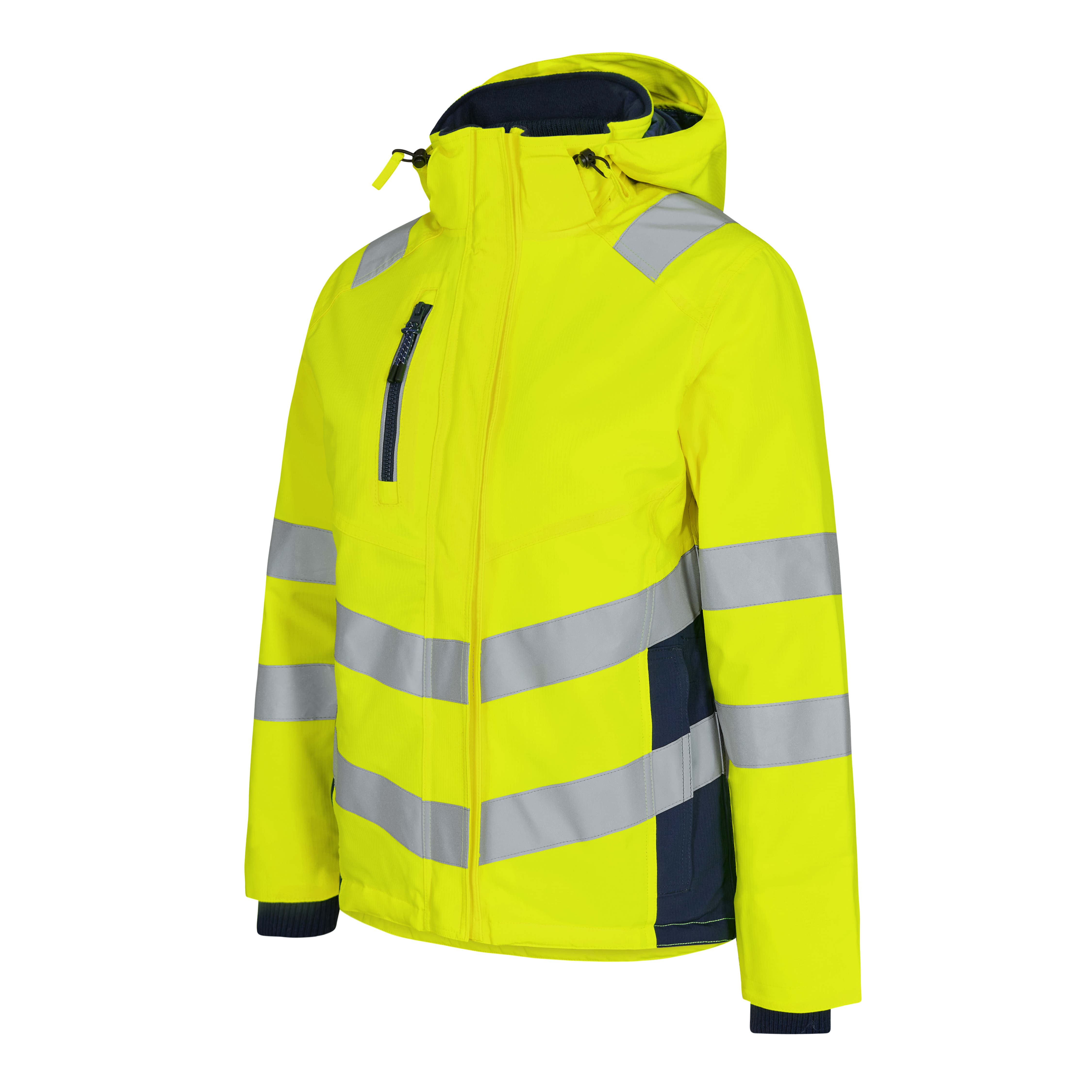 Engel Workwear Safety dame vinterjakke - Gul/Blue Ink [38165] / XS