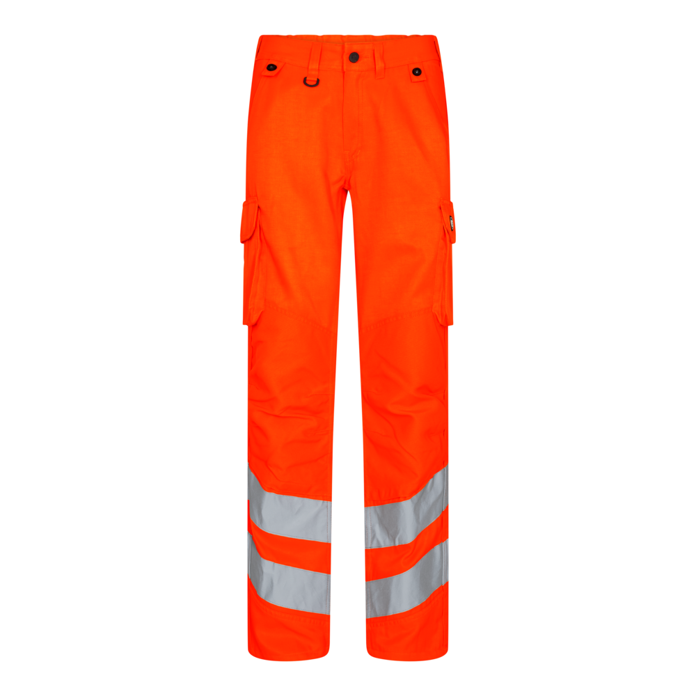SAFETY Light Damen Arbeitshose – Warnorange (Front)