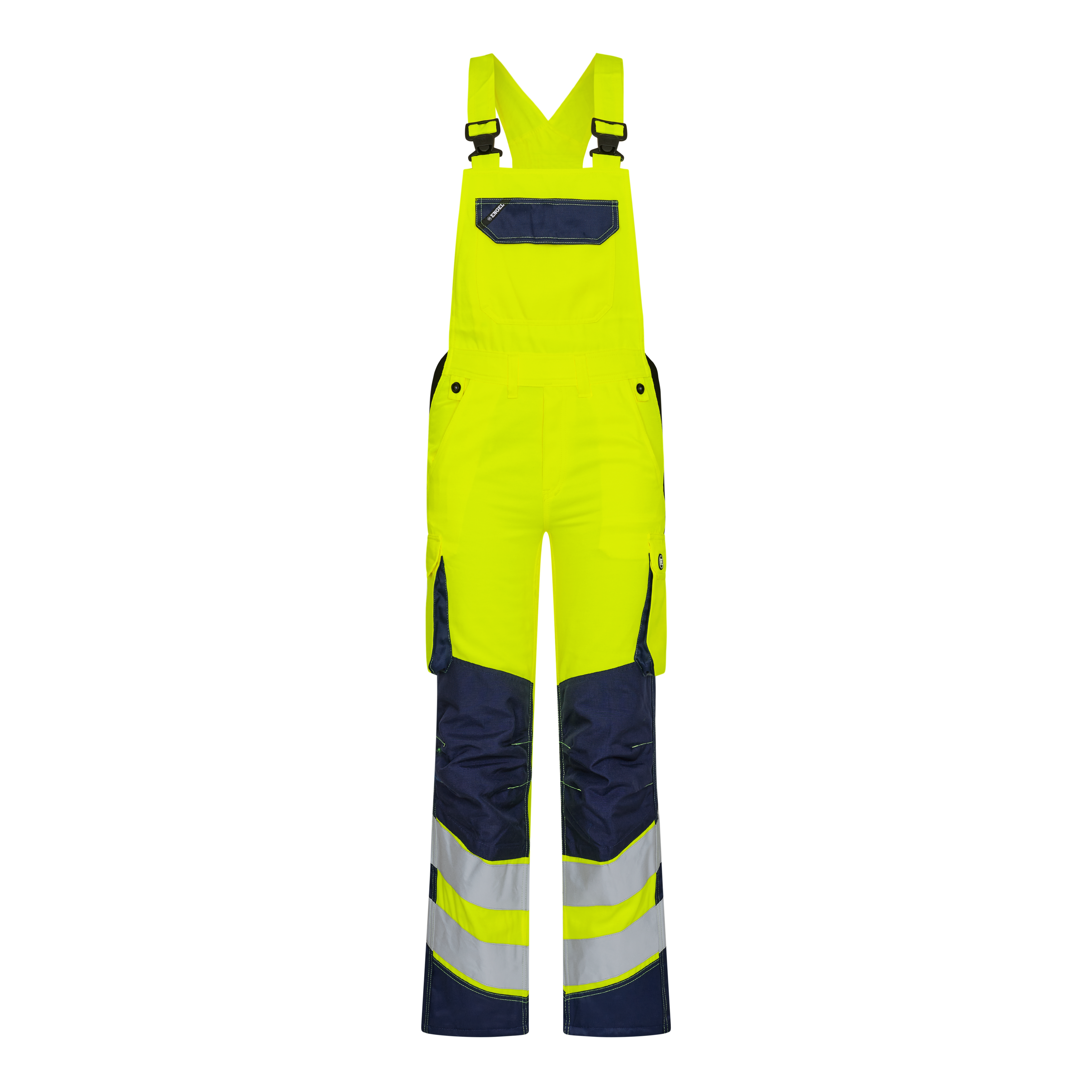 Engel Workwear Safety Light dameoverall - Gul/Blue Ink [38165] / 34