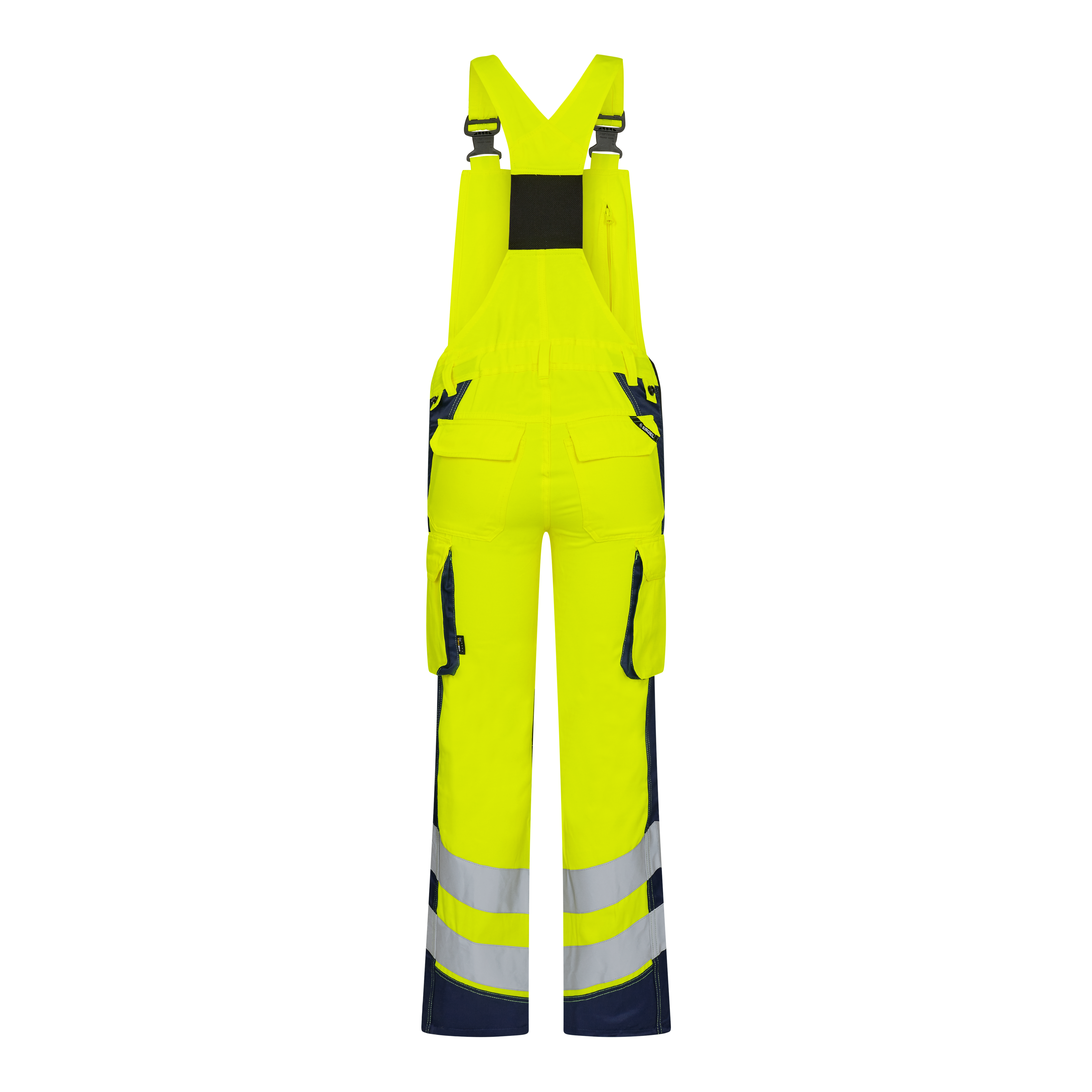 Engel Workwear Safety Light dameoverall - Gul/Blue Ink [38165] / 34