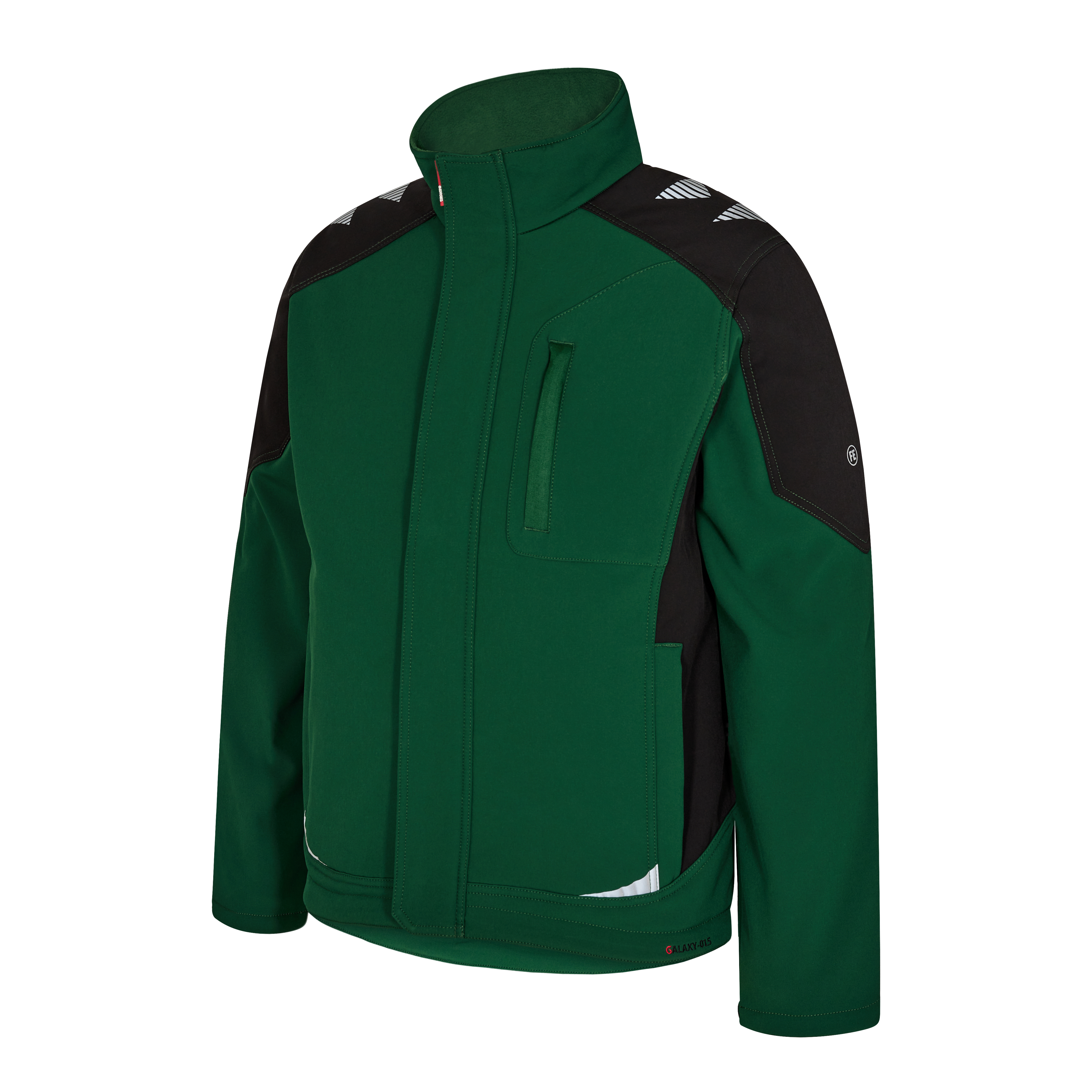 Engel Workwear Galaxy softshelljakke - Grøn/Sort [120] / XS