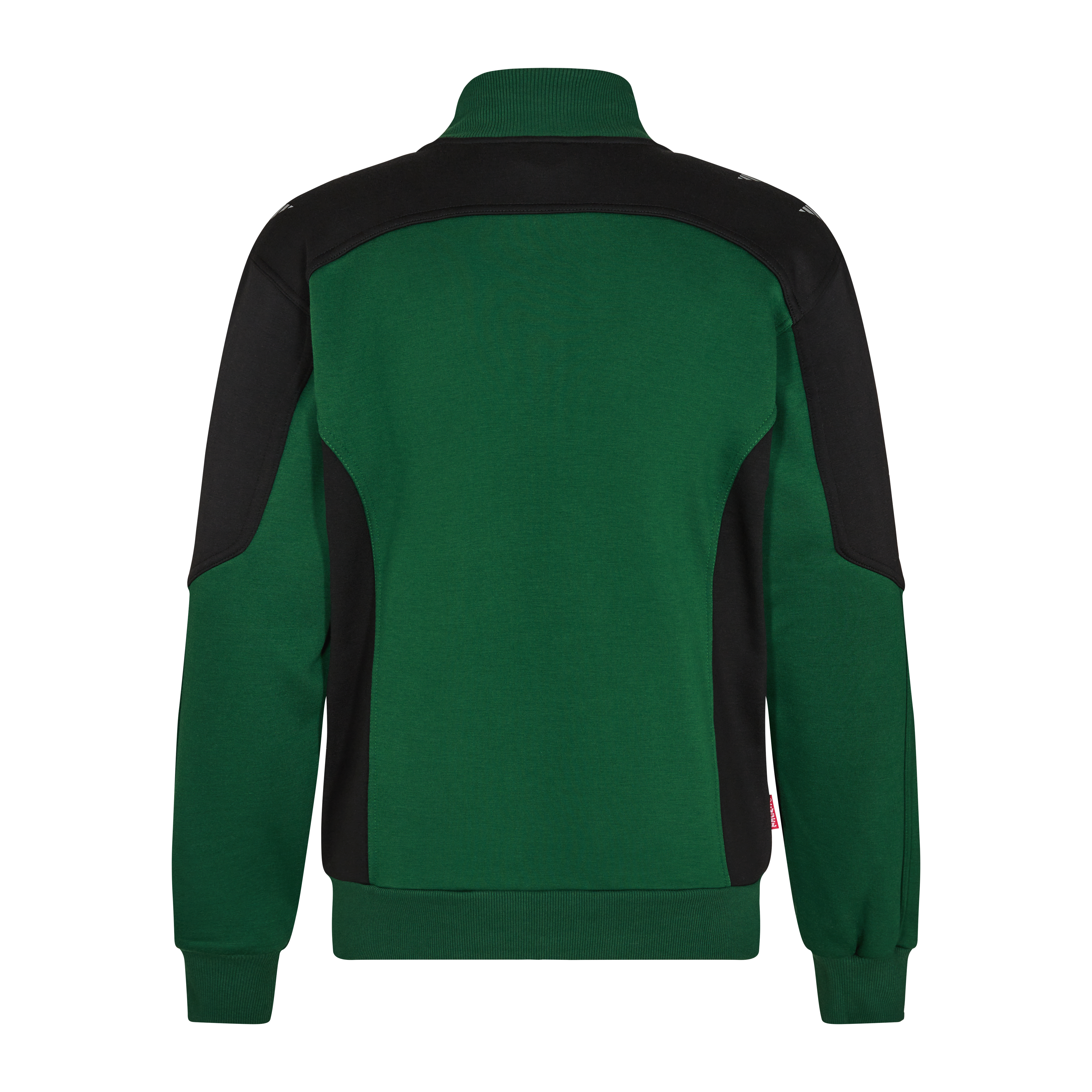 Engel Workwear Galaxy sweat cardigan med krave - Grøn/Sort [120] / XS