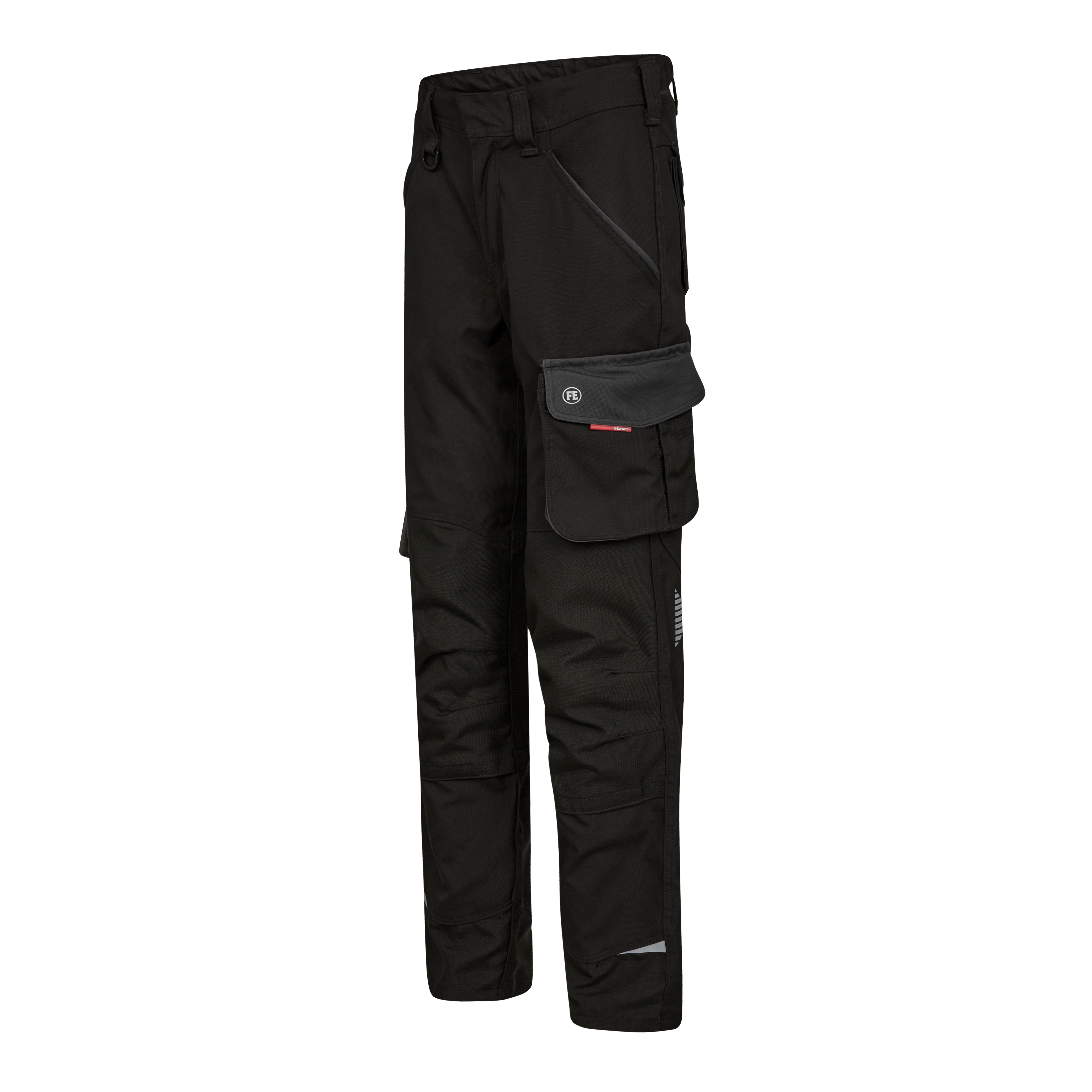 Engel Workwear Galaxy dame arbejdsbukser - Sort/Antrazitgrå [2079] / 34