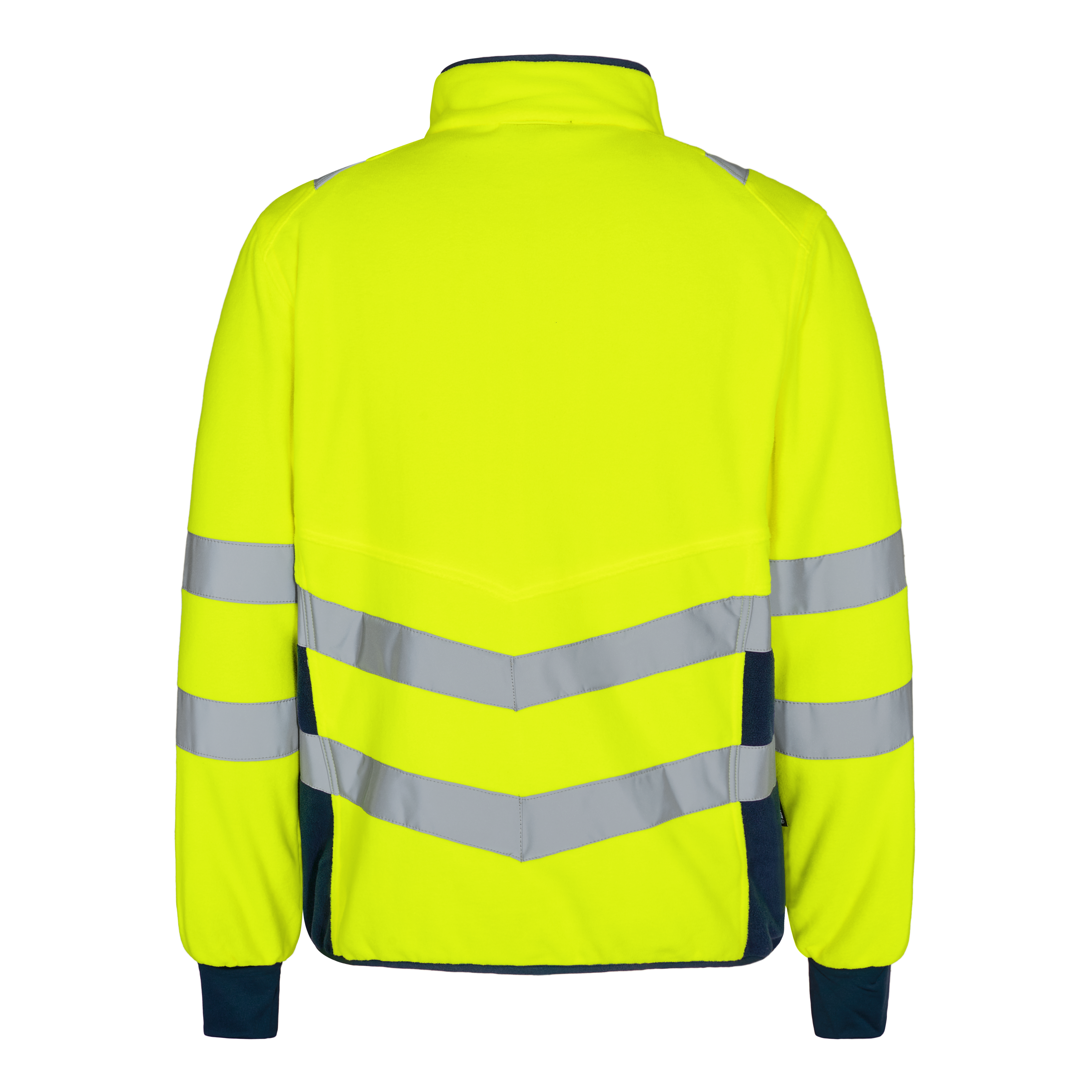Engel Workwear Safety fleecejakke - Gul/Blue Ink [38165] / XS