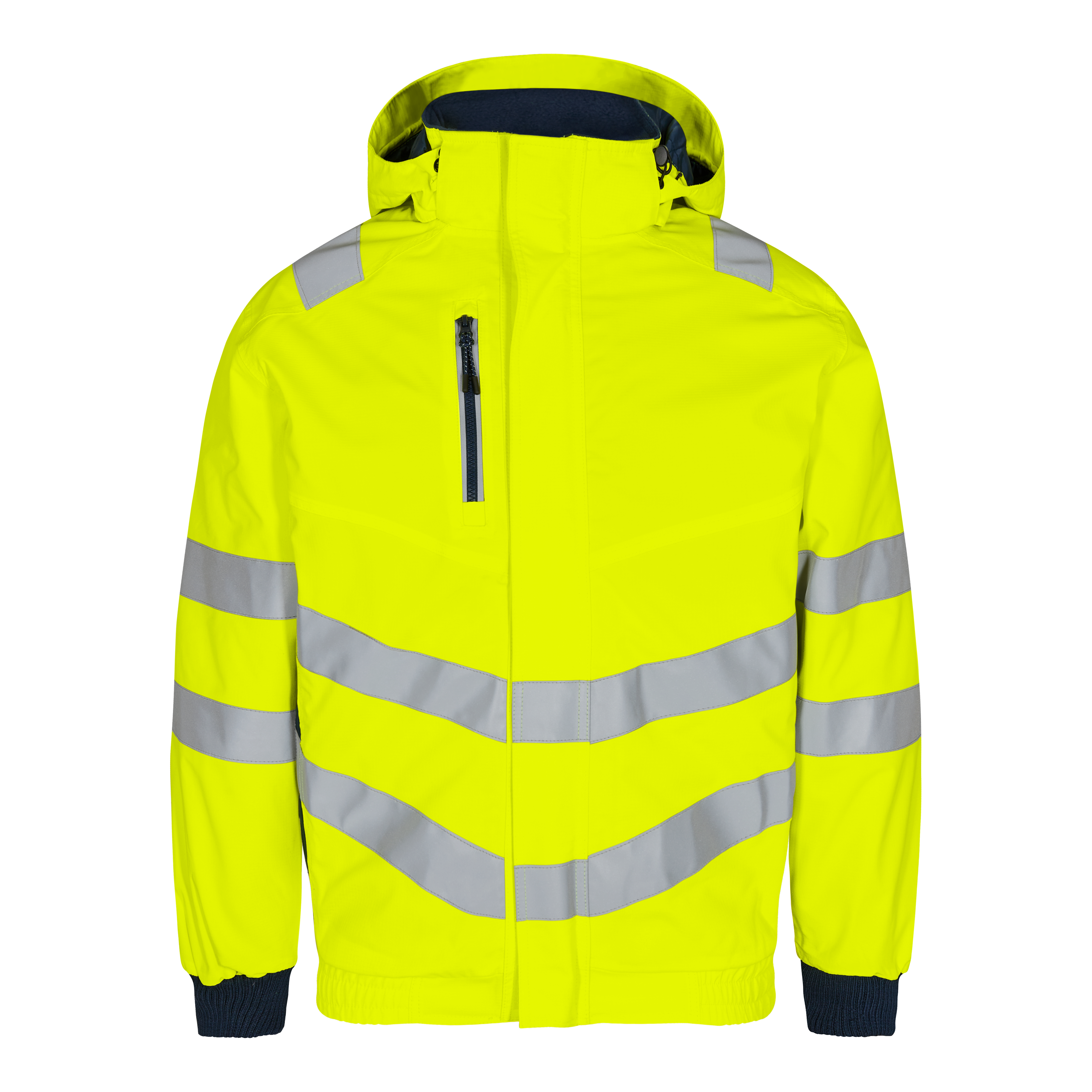 Engel Workwear Safety pilotjakke - Gul/Blue Ink [38165] / XS