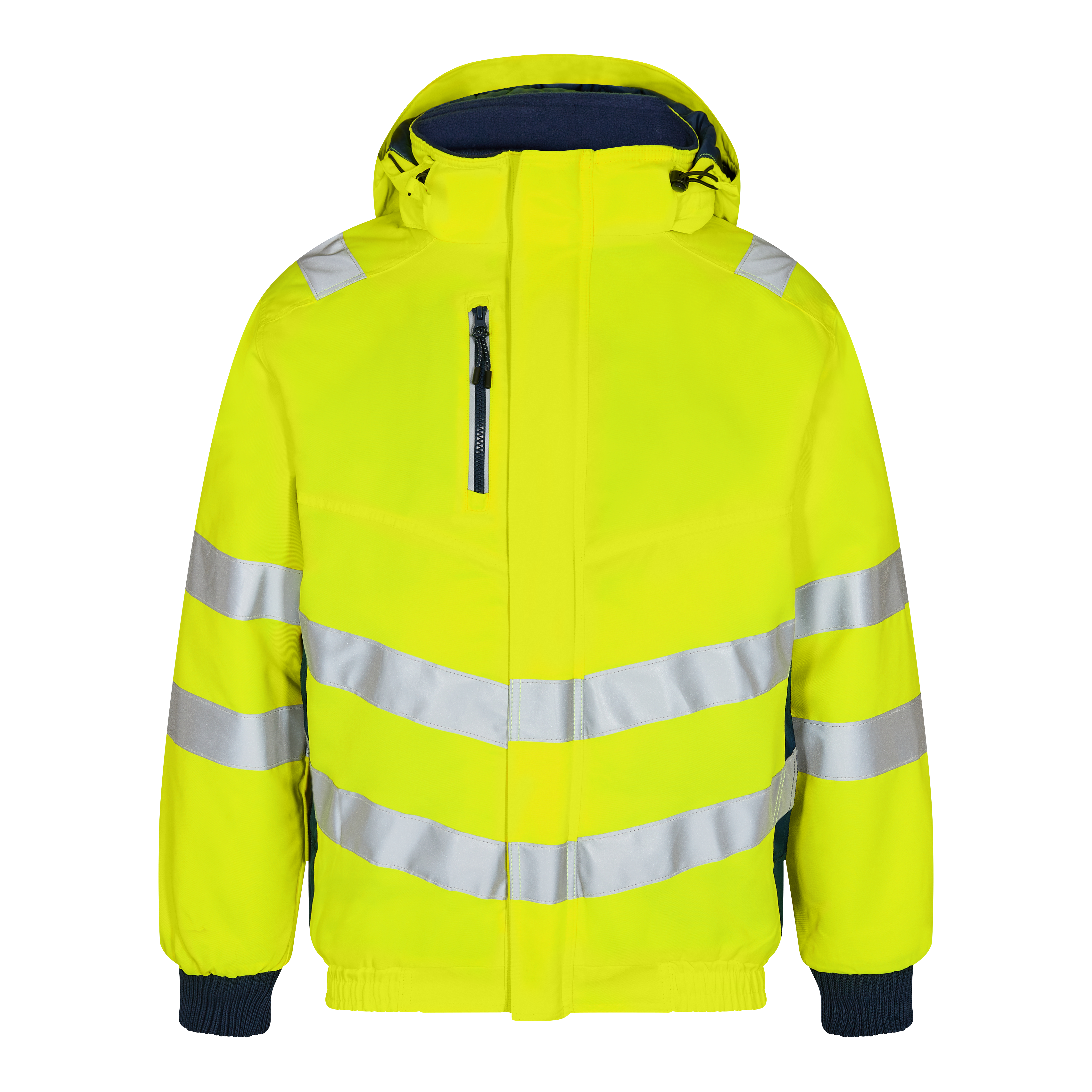 Engel Workwear Safety pilotjakke - Gul/Blue Ink [38165] / XS