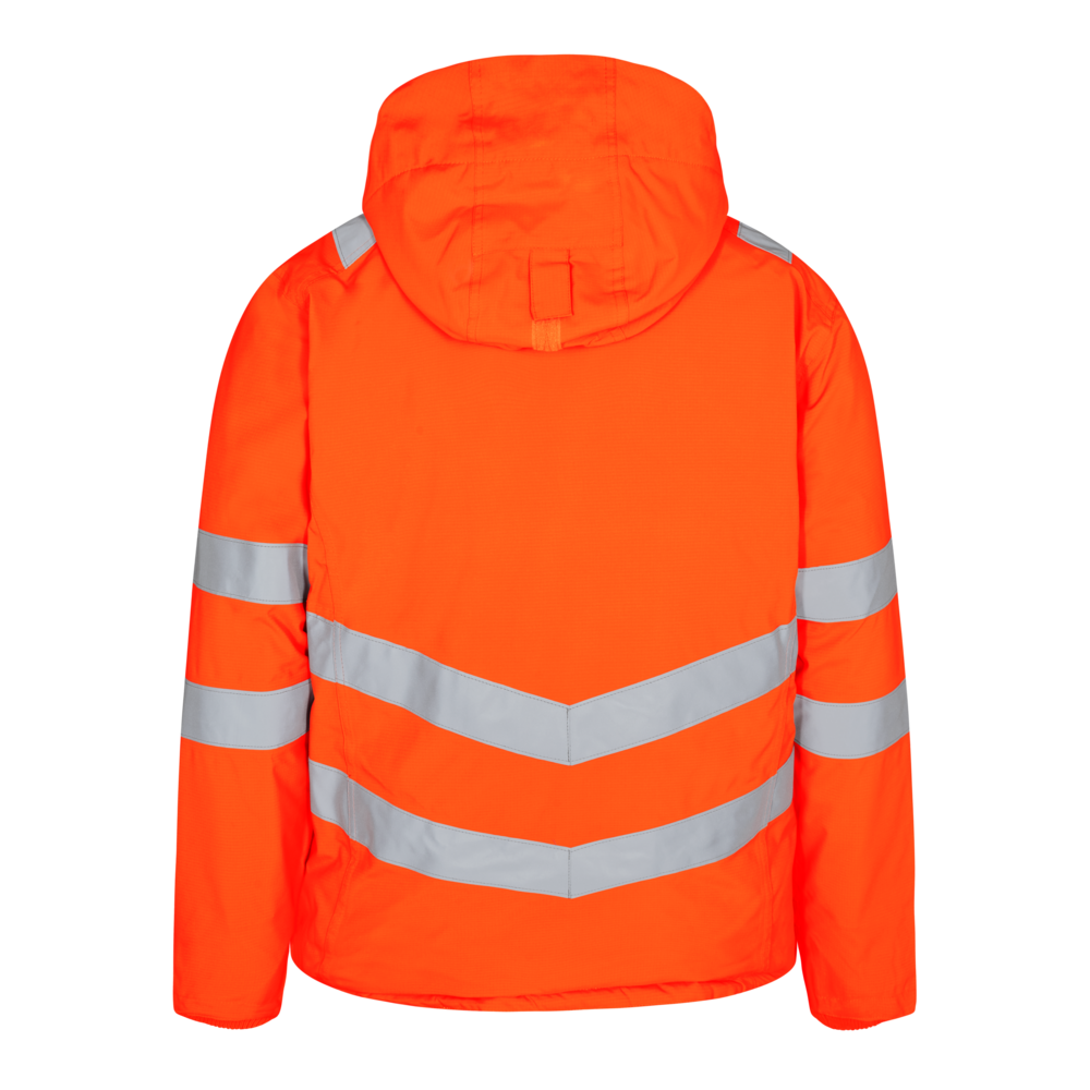 SAFETY Winterjacke – Warnorange (Rücken)
