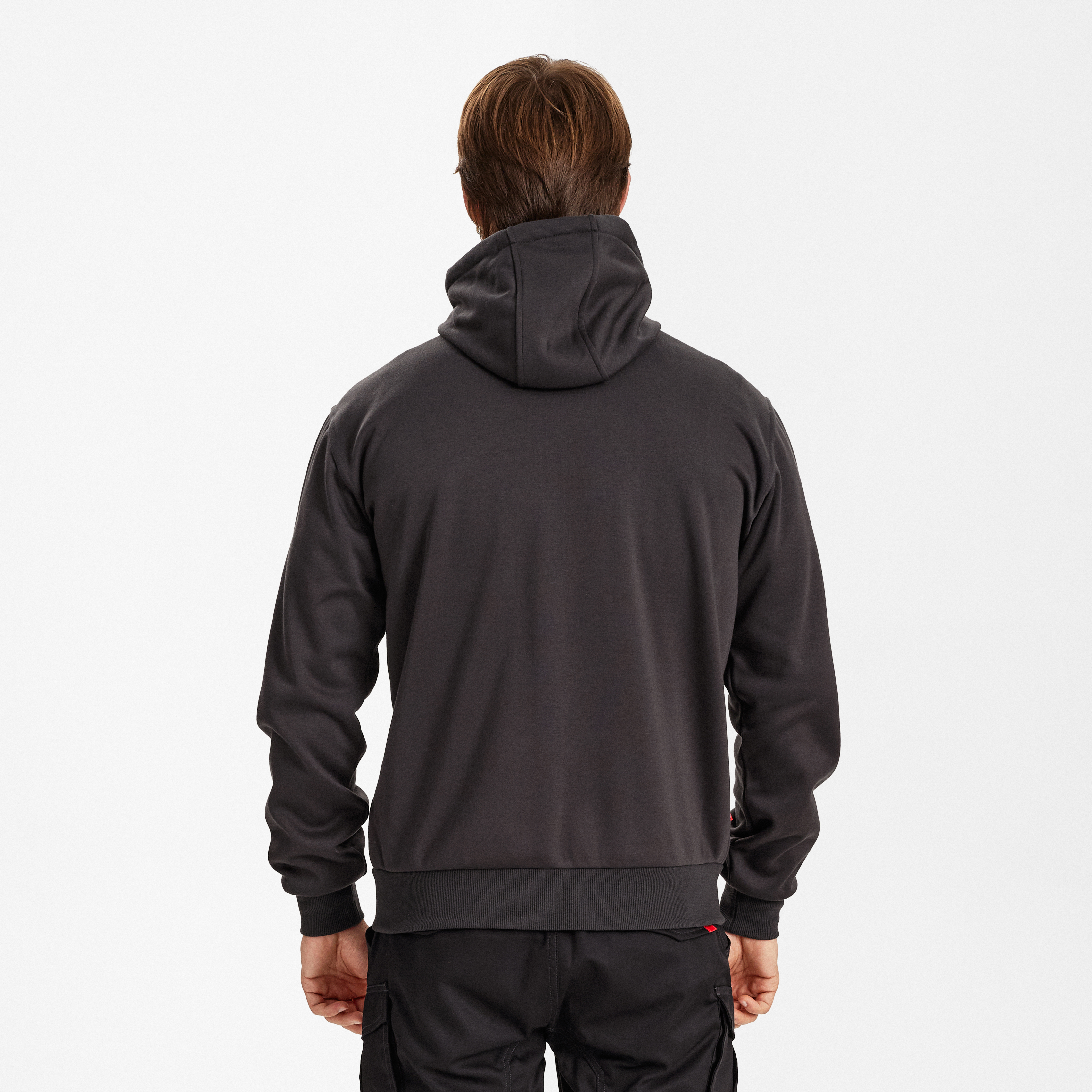 Engel Workwear Extend sweatshirt med hætte - Antrazitgrå [79] / XS