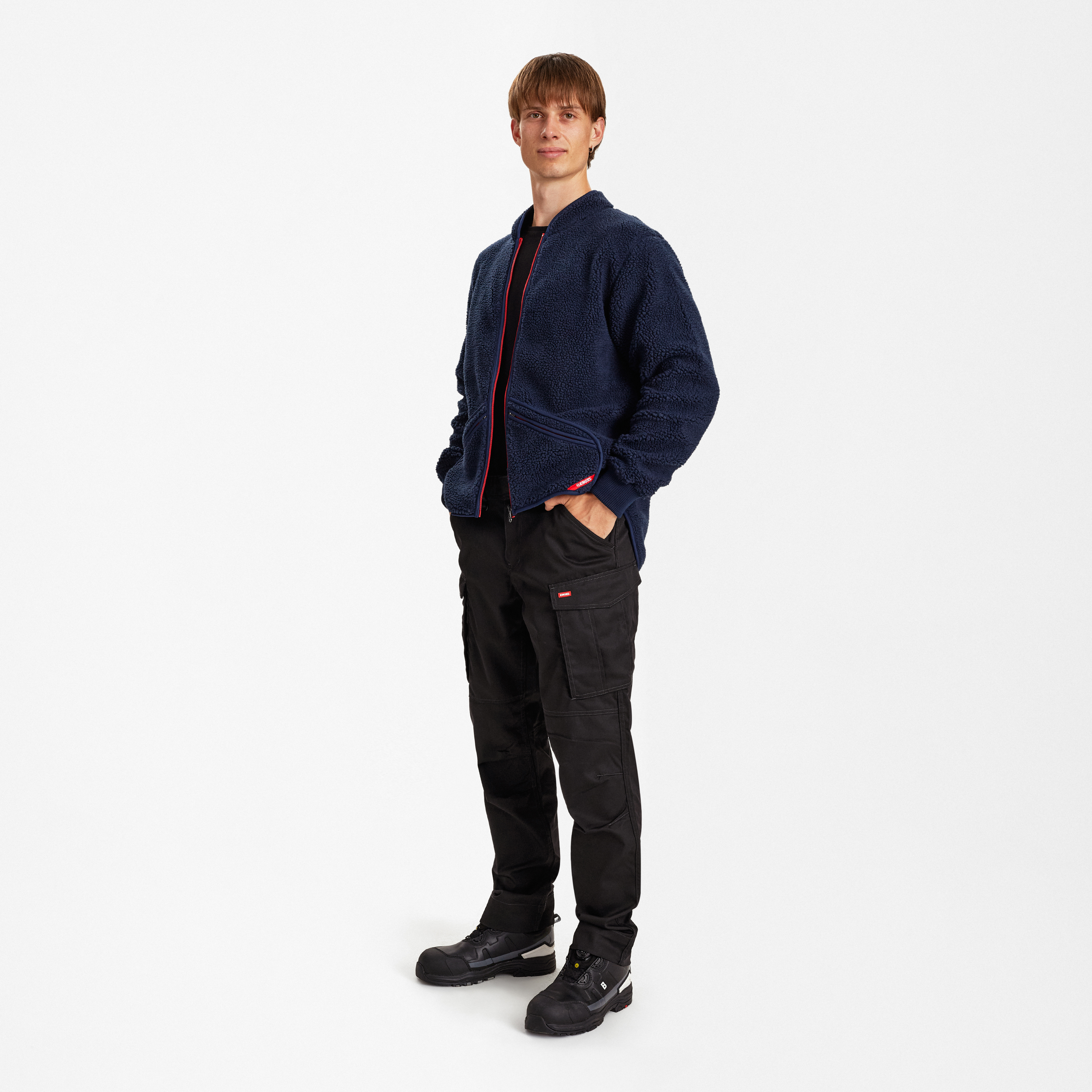 Engel Workwear Extend fiberjakke - Blue Ink [165] / XS